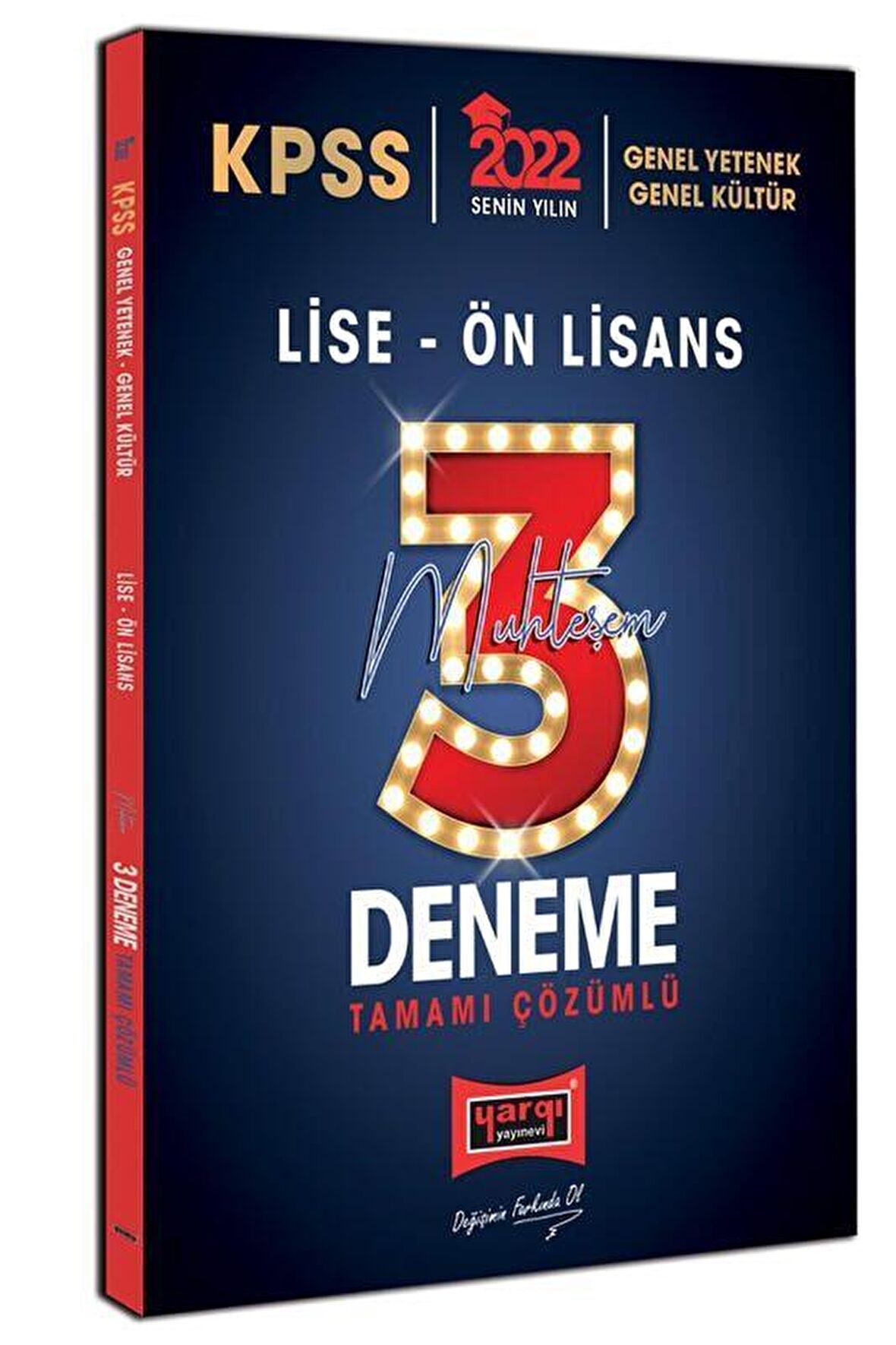 2022 KPSS GY GK Lise Ön Lisans Tamamı Çözümlü Muhteşem 3 Deneme
