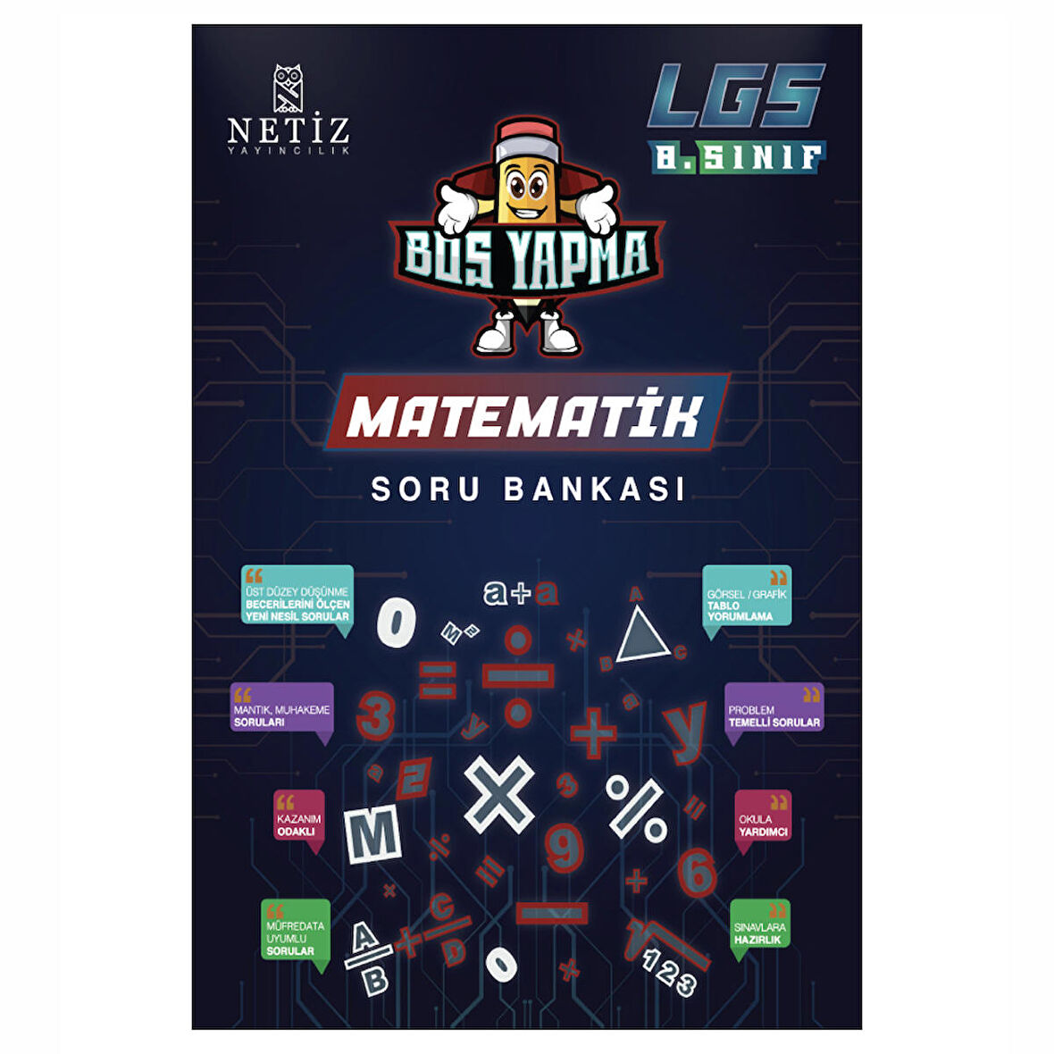 Netiz Yayınları 8. Sınıf LGS Boş Yapma Matematik Soru Bankası
