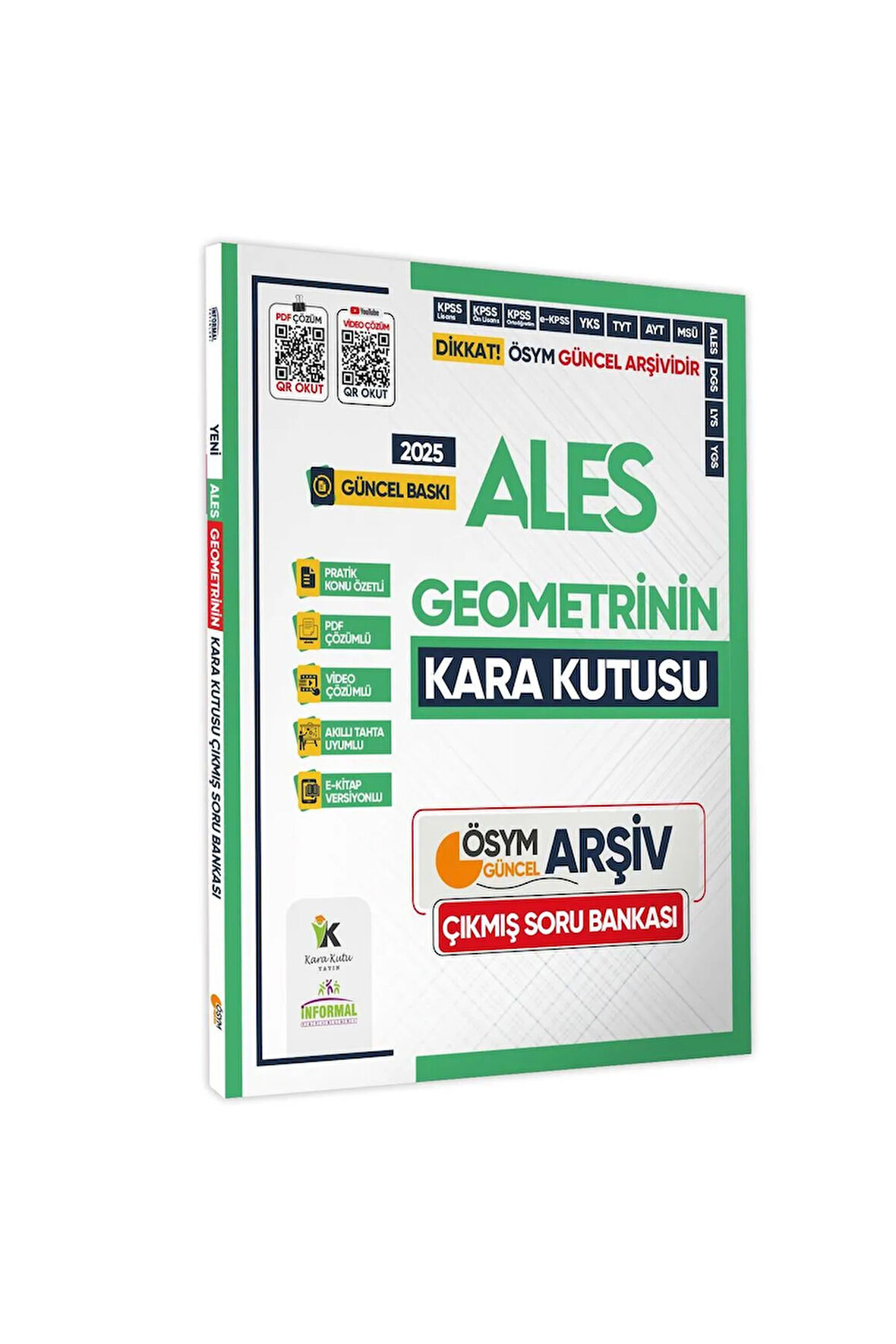 2025 Ales Kara Kutu Ösym Sayısal Çıkmış Soru Bankası 4lü Altın Set Konu Özetli Dijital Çözümlü