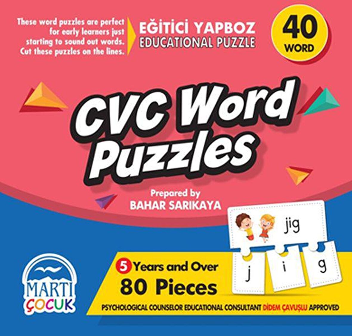 CVC Word Puzzles - Eğitici Yapboz