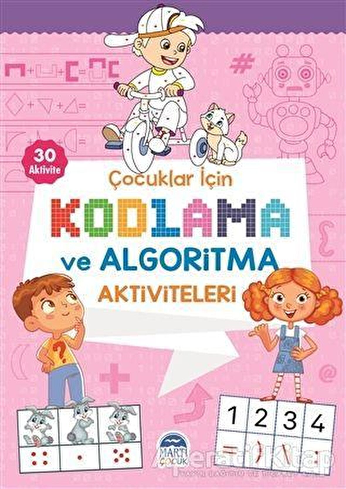 Çocuklar İçin Kodlama ve Algoritma Aktiviteleri - Pembe