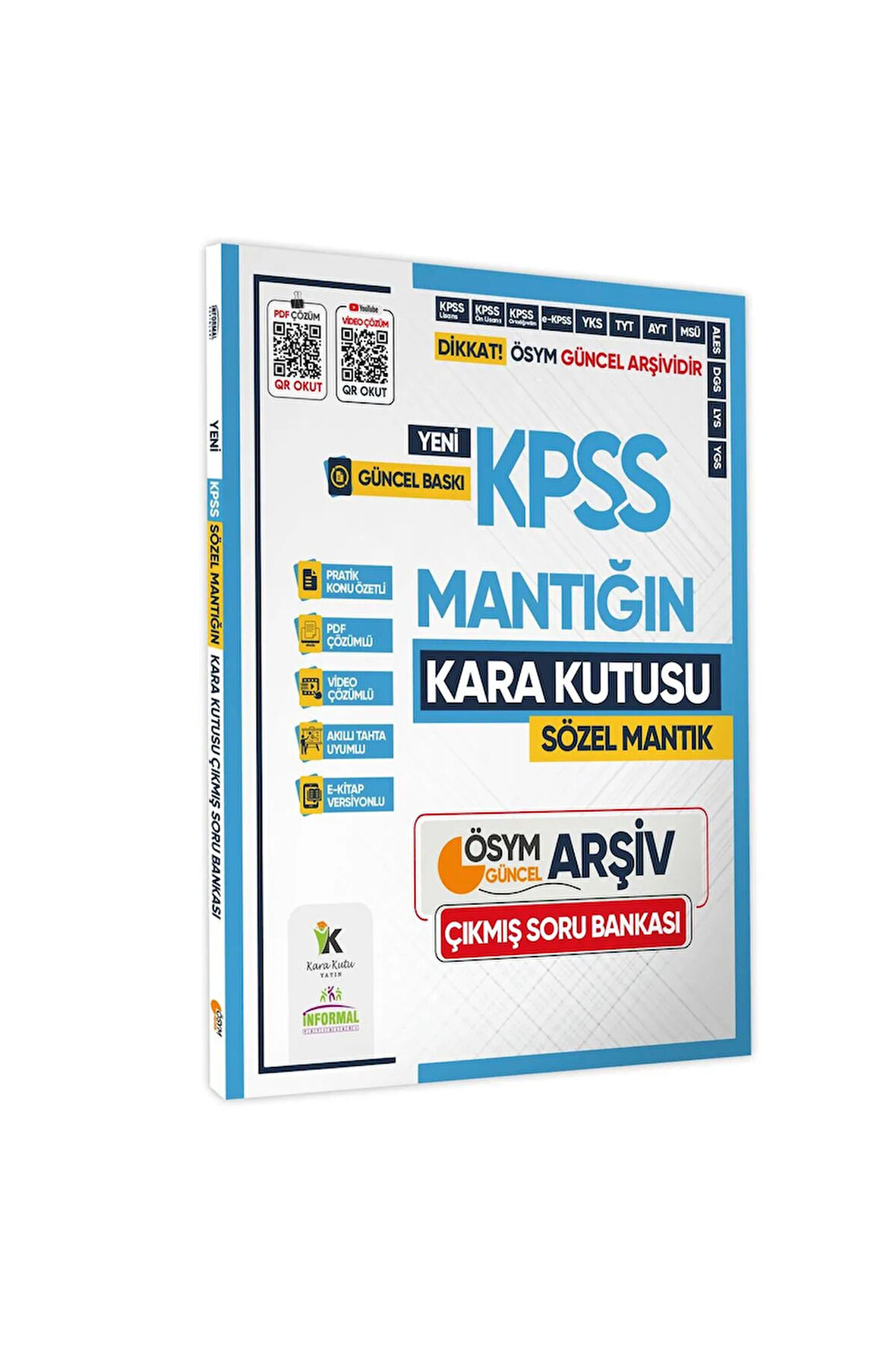 2025 Kpss Kara Kutu Sayısal Ve Sözel Mantık Set Çıkmış Soru Bankası Konu Özetli Dijital Çözümlü