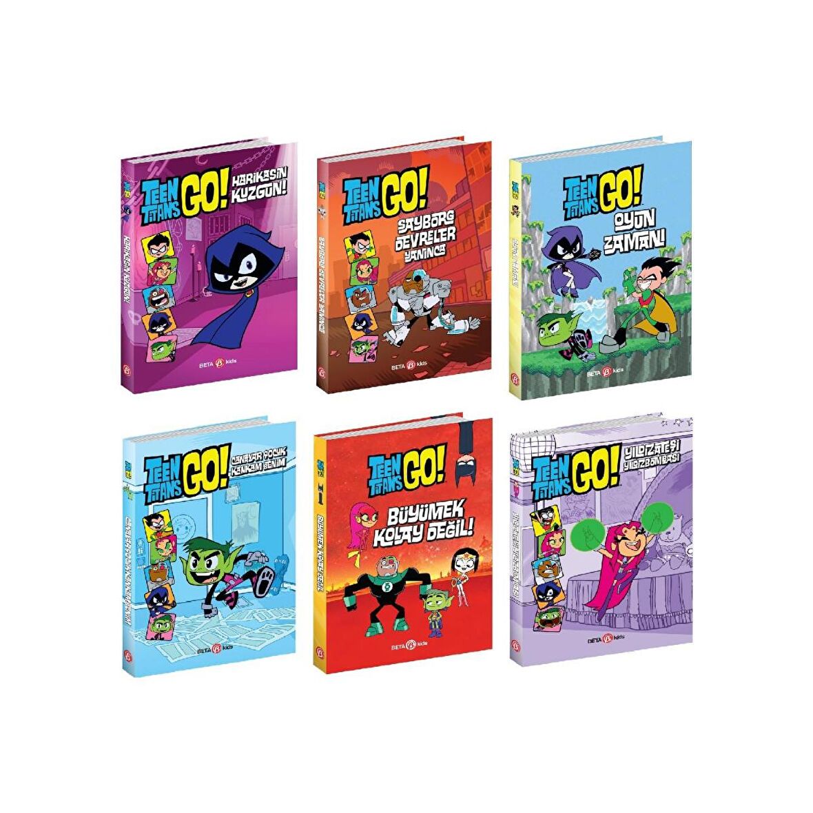 DC Comics: Teen Titans GO! Macera Seti (6 Kitap)