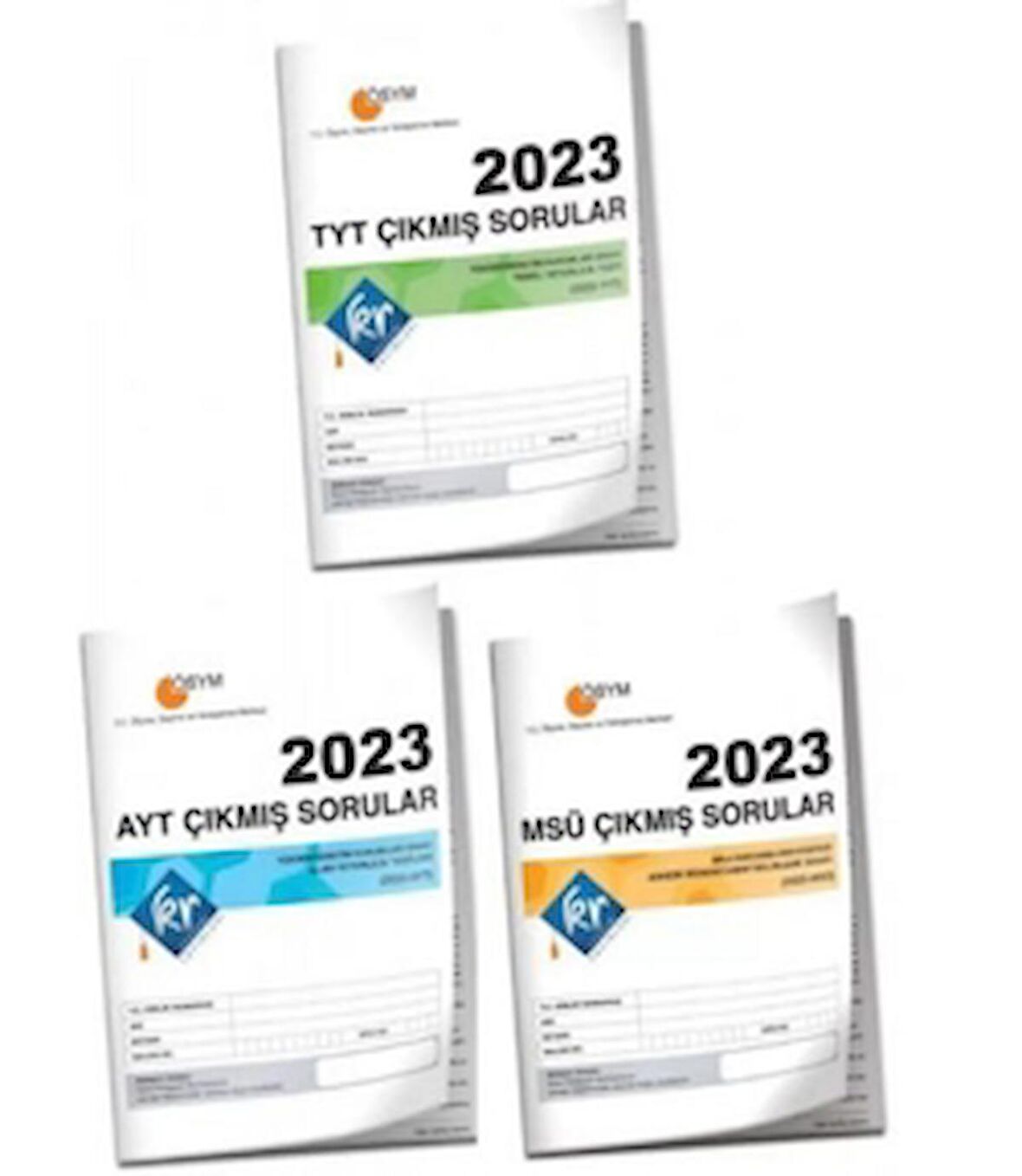 2023 TYT - AYT - MSÜ Çıkmış Sorular Tıpkı Basım Kitapçığı