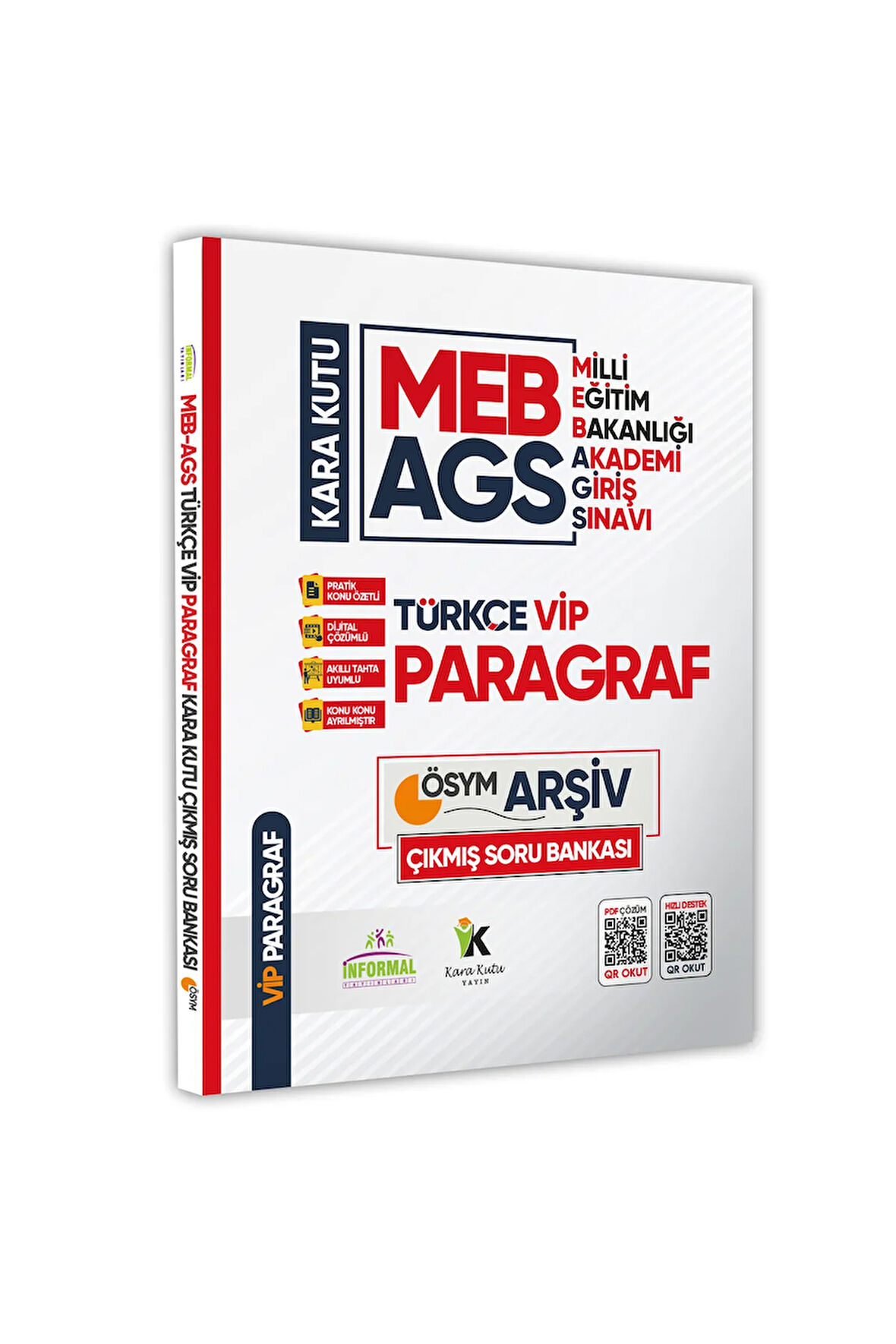 MEB-AGS Türkçenin Kara Kutusu VİP PARAGRAF 3 ÖSYM Çıkmış Soru Arşivi Bankası Konu Özetli Çözümlü