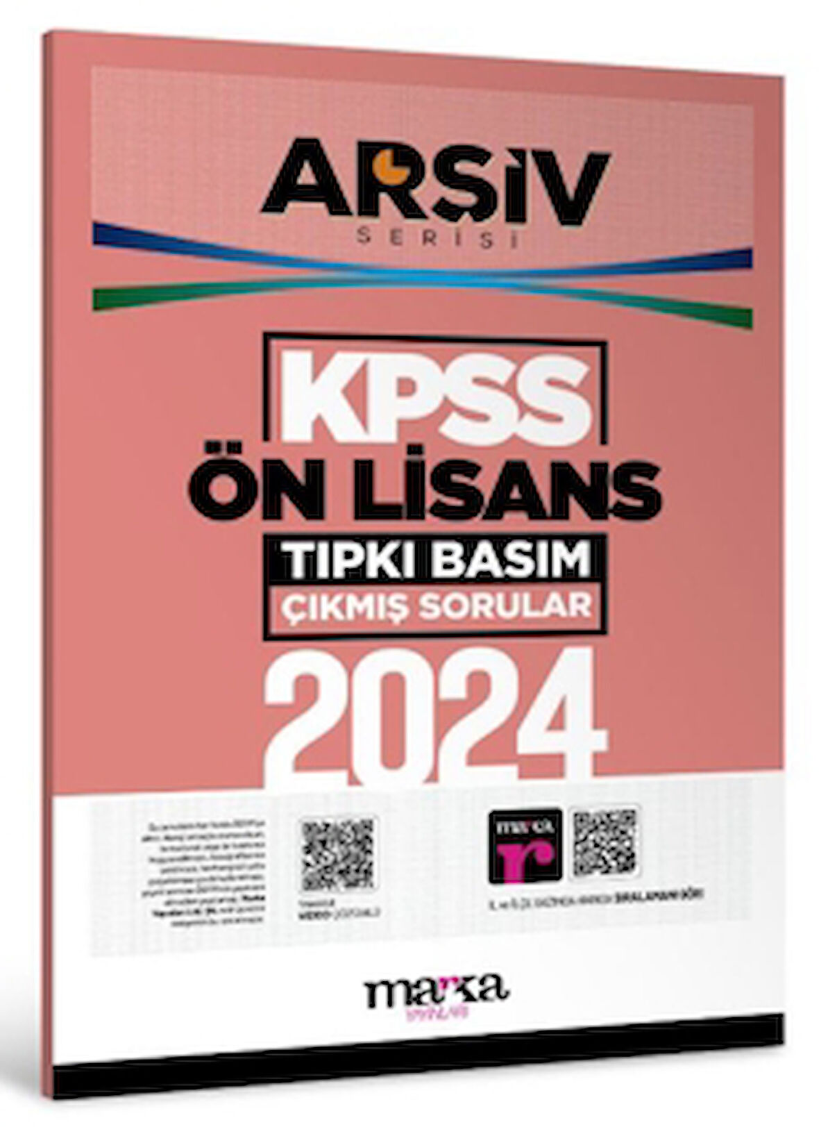 2024 KPSS Ön Lisans Arşiv Serisi Tıpkı Basım Çıkmış Sorular