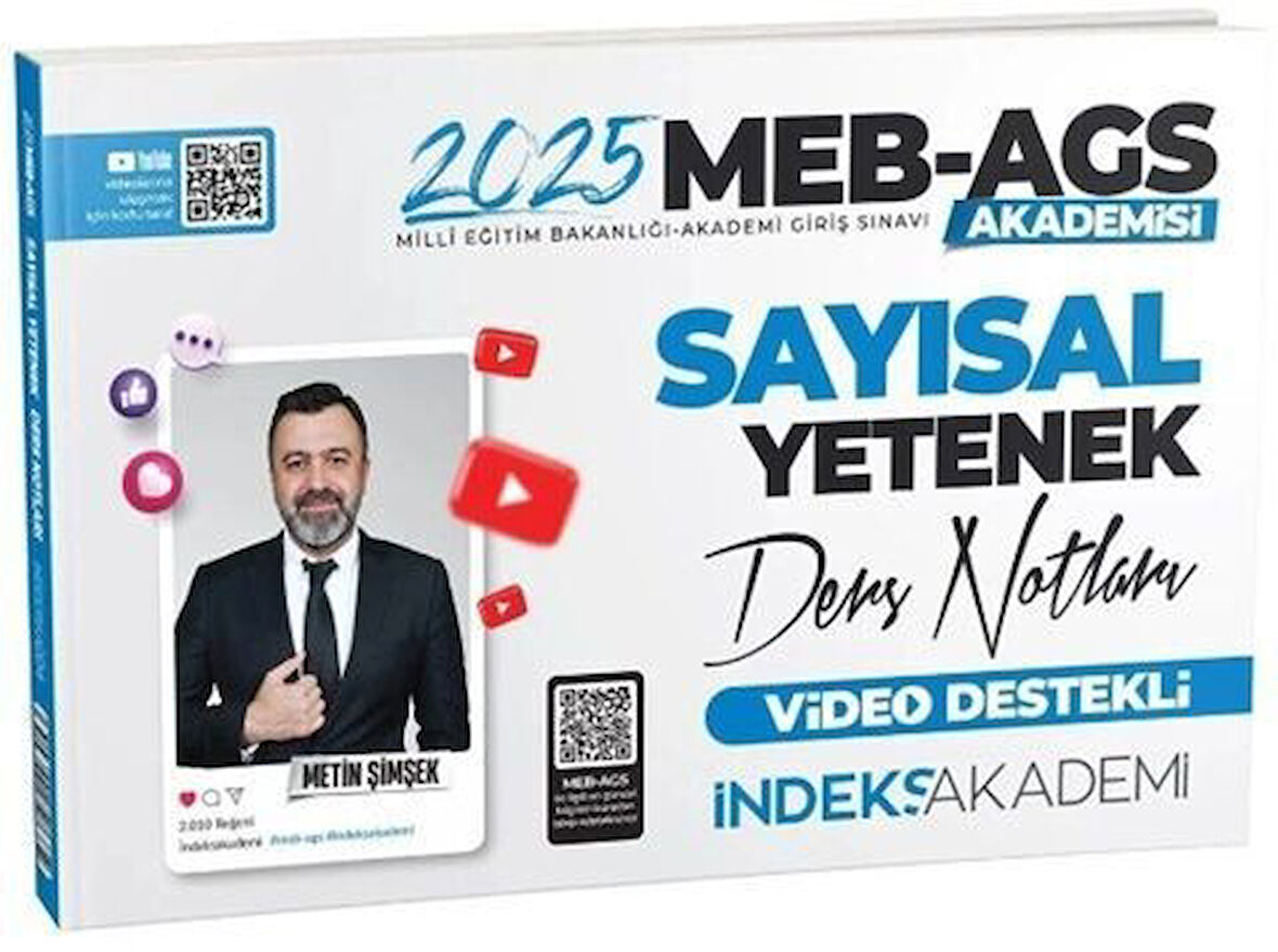 2025 MEB AGS Akademisi Sayısal Yetenek Video Ders Notları İndeks Akademi