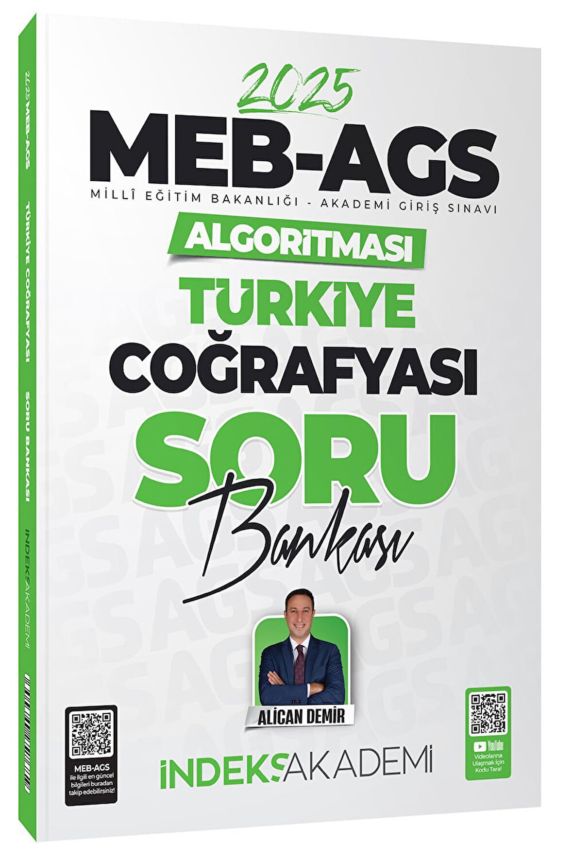 İndeks Akademi 2025 MEB-AGS Algoritması Türkiye Coğrafyası Soru Bankası Çözümlü - Alican Demir