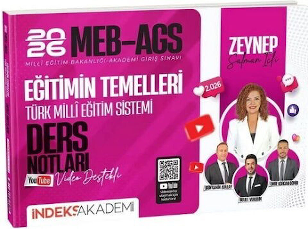 2026 MEB AGS Eğitimin Temelleri ve Türk Milli Eğitim Sistemi Video Ders Notları İndeks Akademi