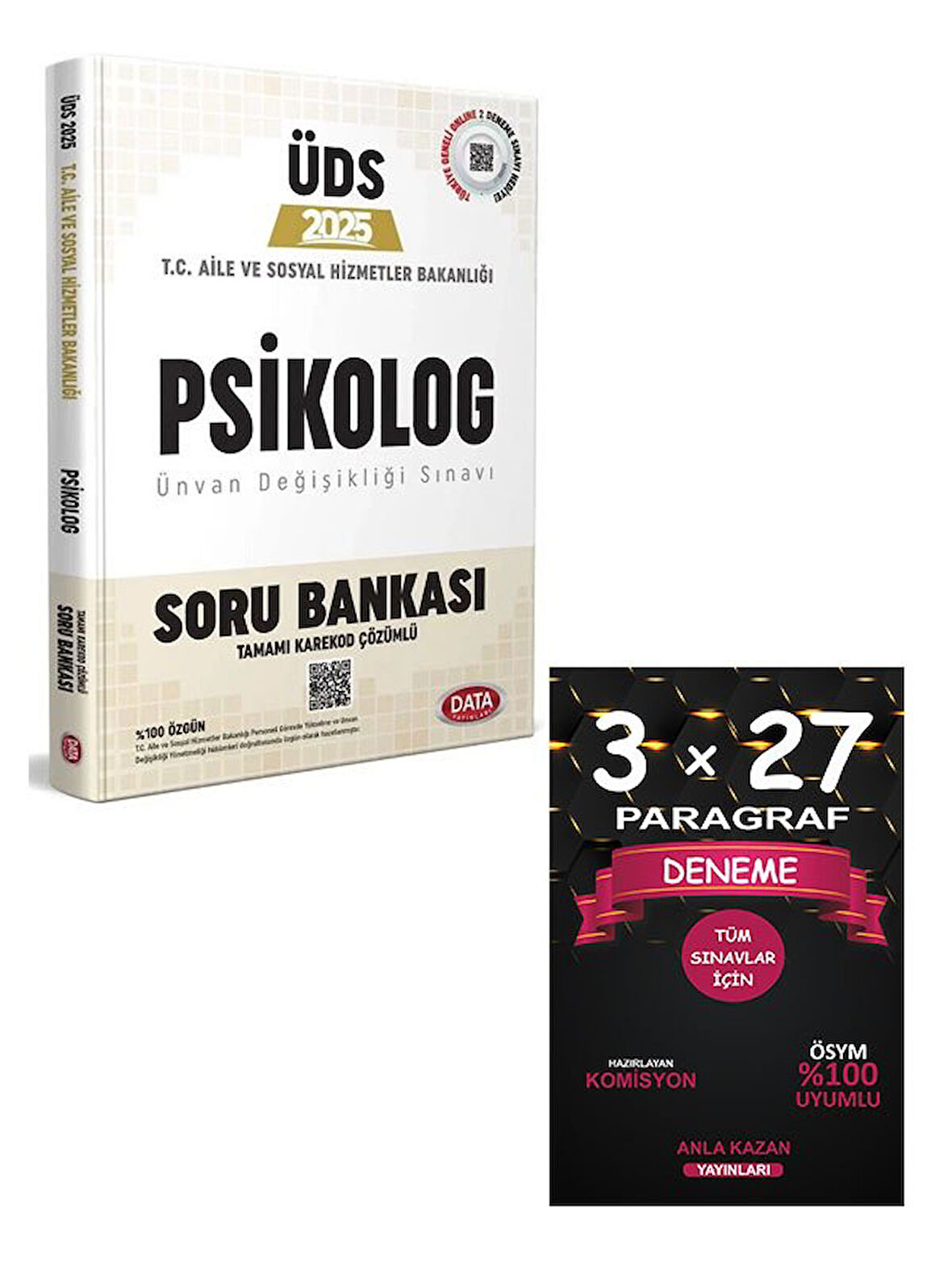Data 2025 ÜDS Aile ve Sosyal Hizmetler Bakanlığı Psikolog Soru Bankası Çözümlü Ünvan Değişikliği
