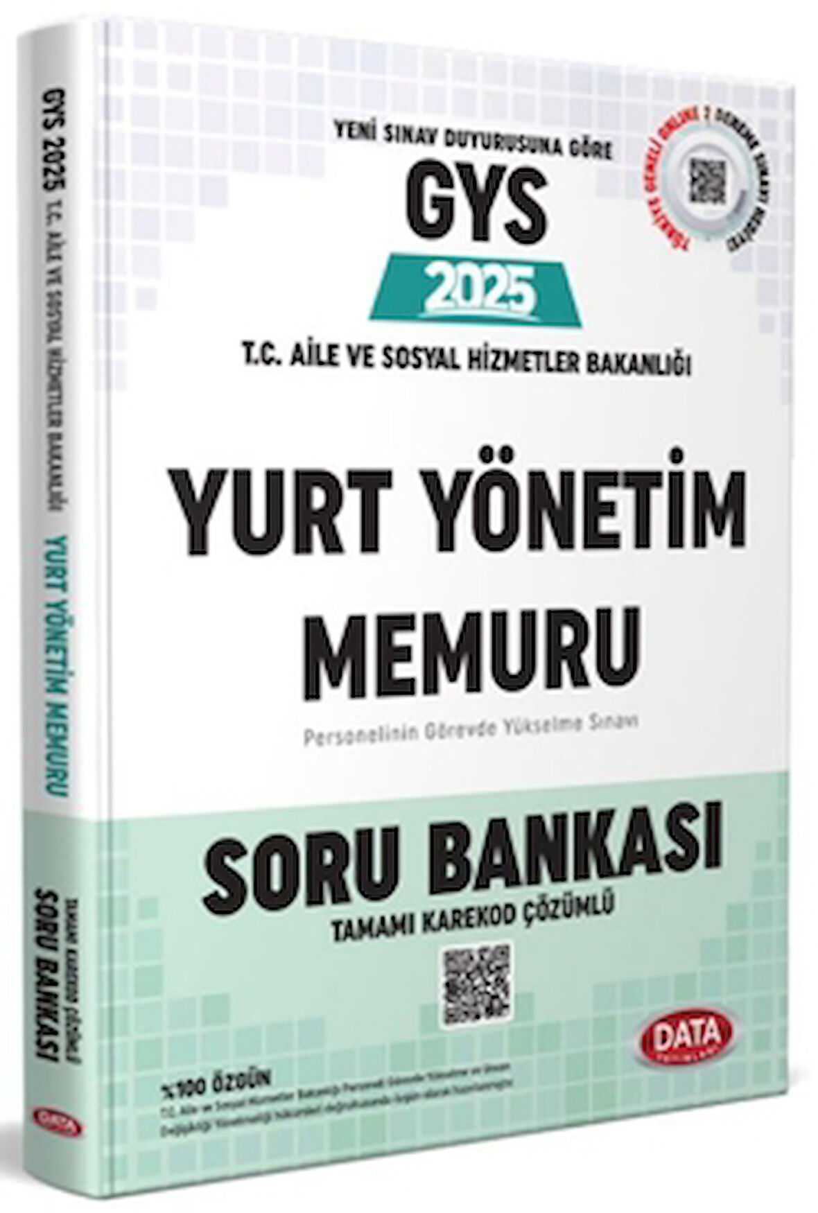 T.C. Aile ve Sosyal Hizmetler Bakanlığı Yurt Yönetim Memuru GYS Soru Bankası (Karekod Çözümlü)