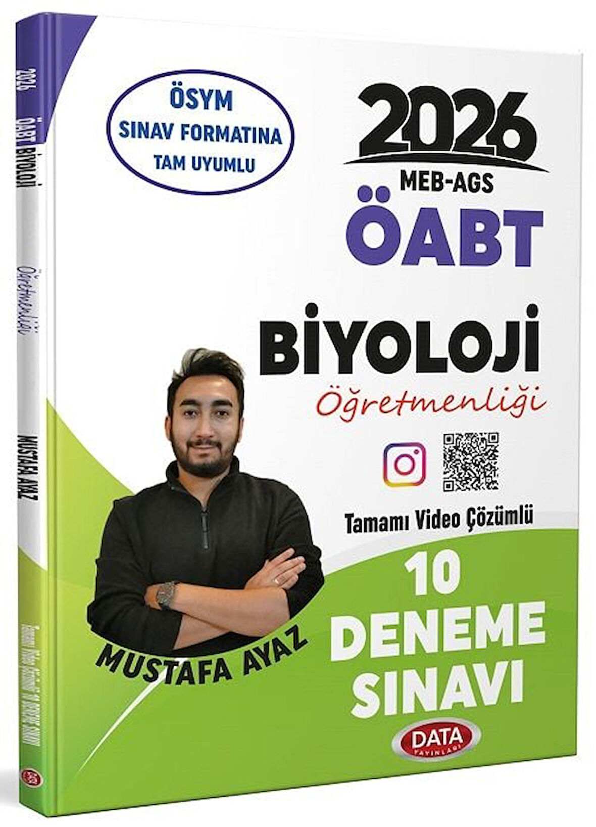 Data 2026 ÖABT MEB-AGS Biyoloji Öğretmenliği 10 Deneme Çözümlü - Mustafa Ayaz Data Yayınları