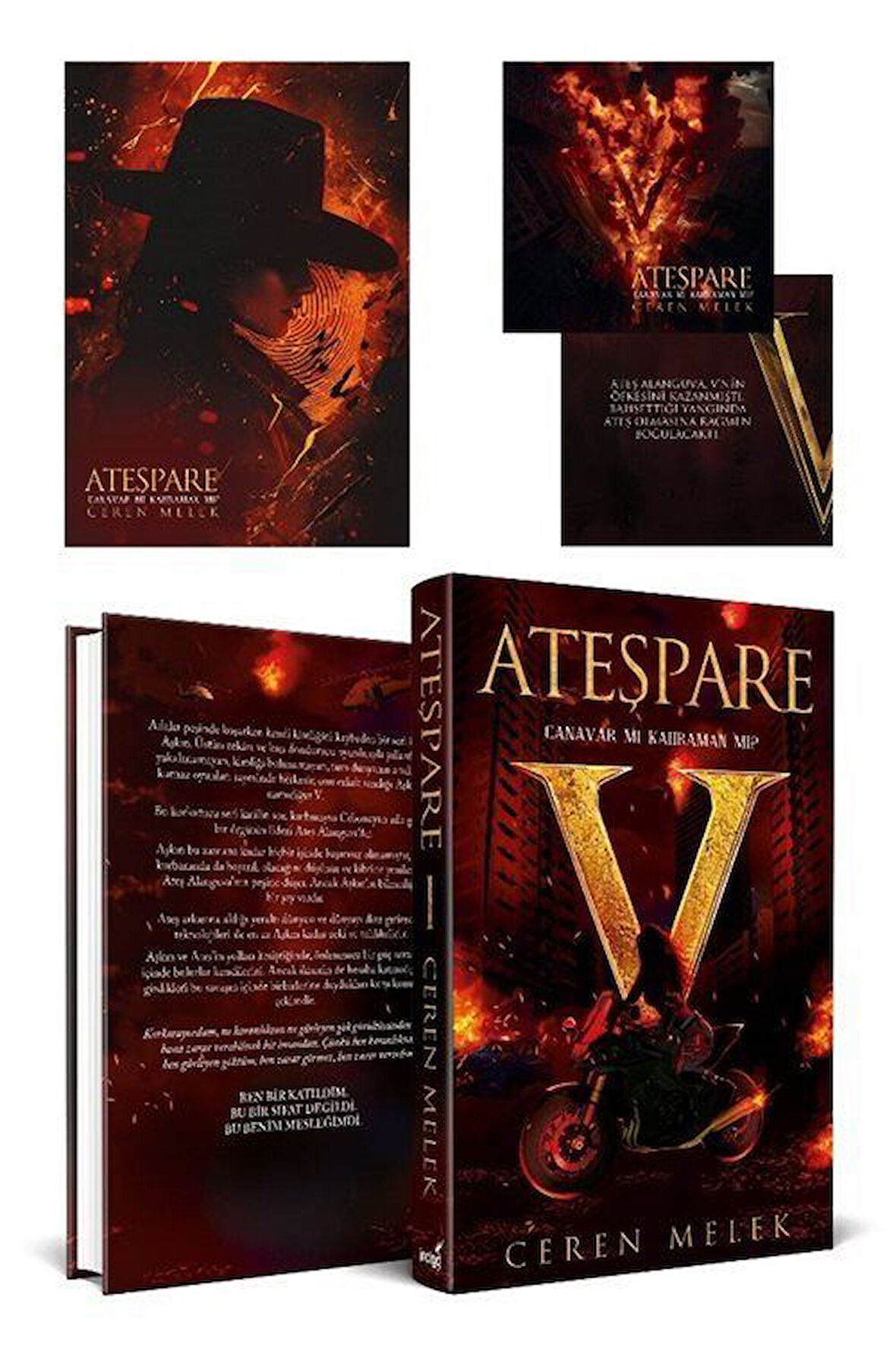 Ateşpare 1 / Canavar mı Kahraman mı? (Ciltli) / Ceren Melek