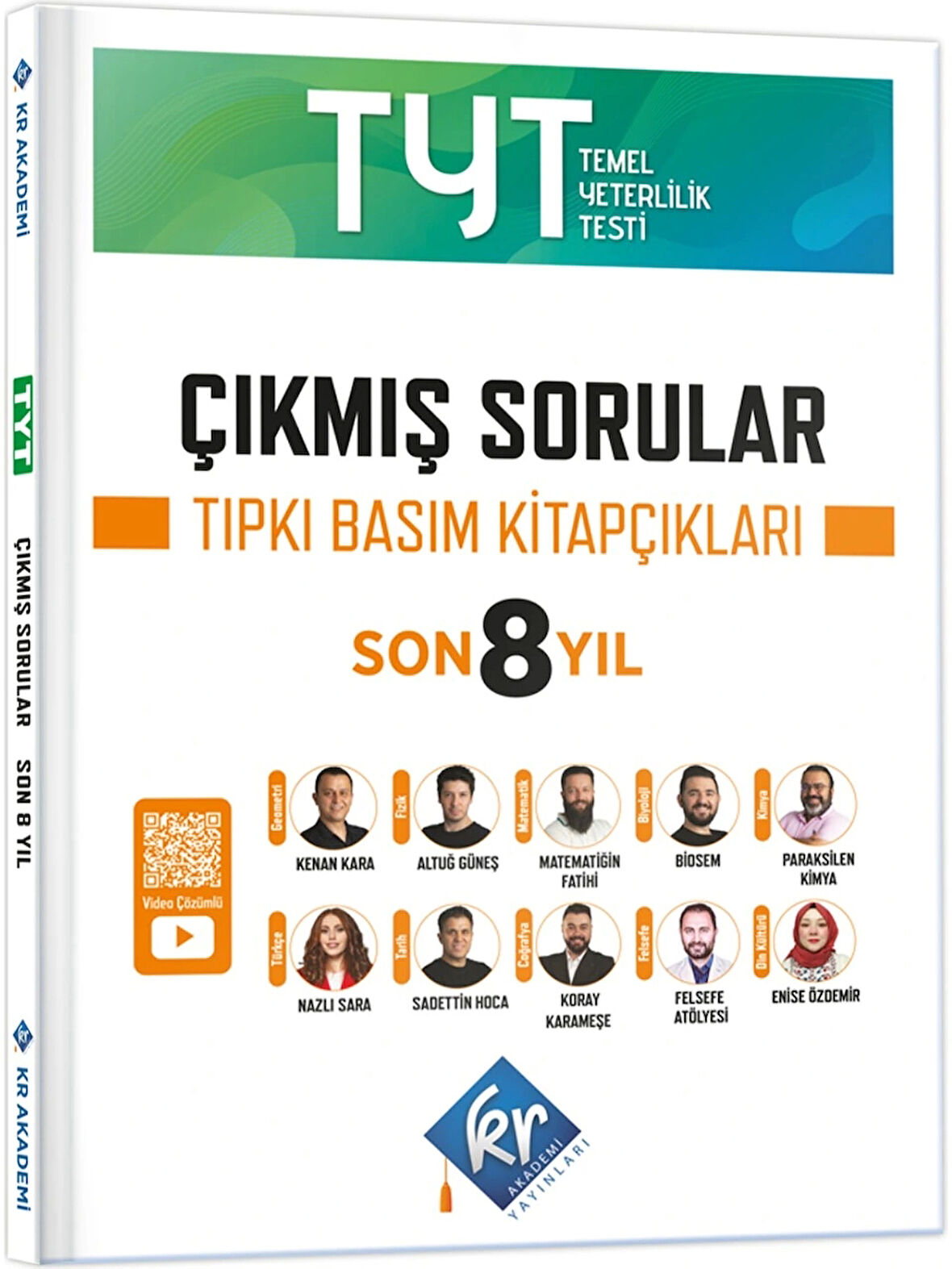 TYT Çıkmış Sorular Son 8 Yıl Tıpkı Basım Kitapçıkları KR Akademi Yayınları
