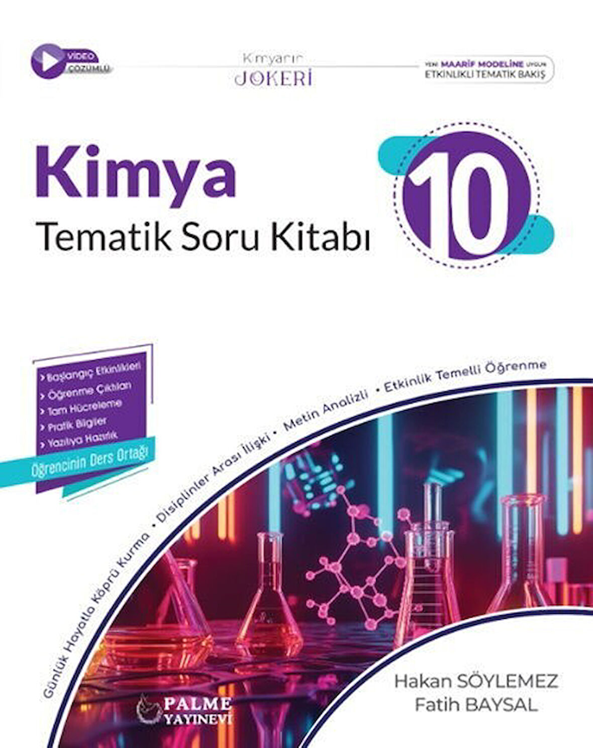 10. Sınıf Kimya Tematik Soru Kitabı Palme Yayınları