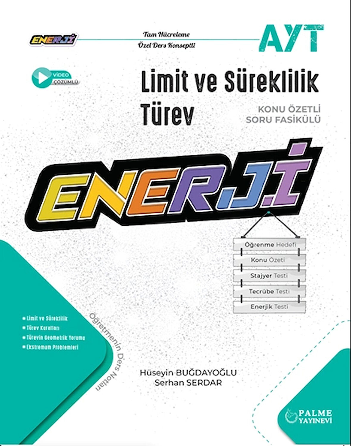 Palme Yayıncılık Enerji Limit Türev Süreklilik Soru Fasikülleri Yeni
