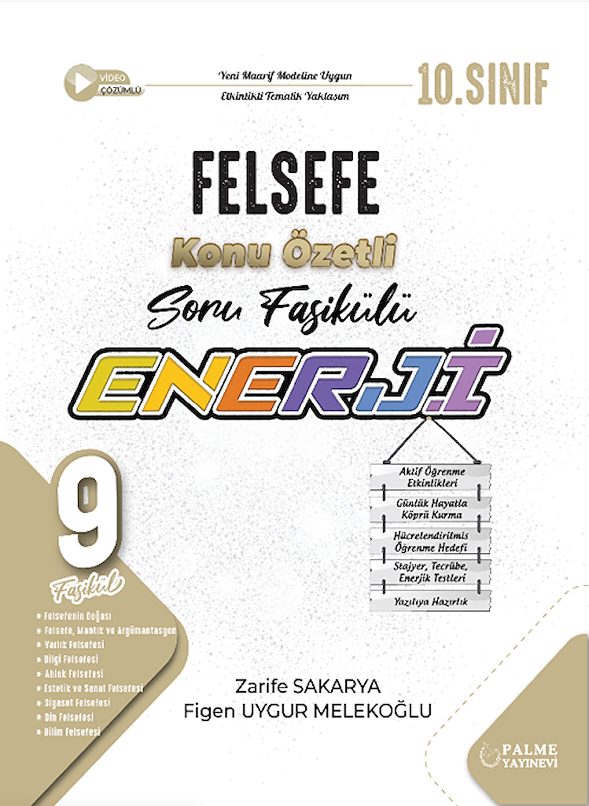 Palme 9. Sınıf Felsefe Enerji Konu Özetli Soru Fasikülleri Palme Yayınları