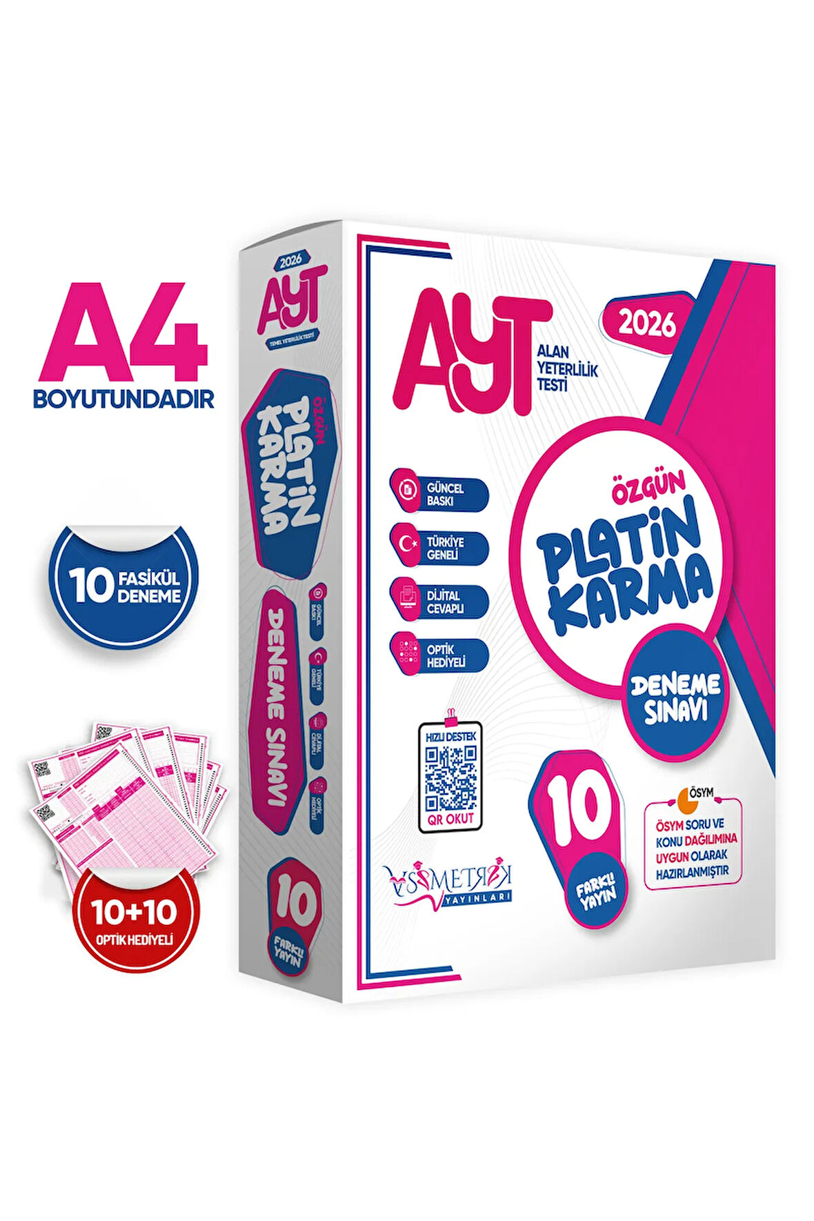 2026 YKS-AYT Platin Karma Yayınlar Kurumsal 10lu Paket Deneme Sınavı Türkiye Geneli