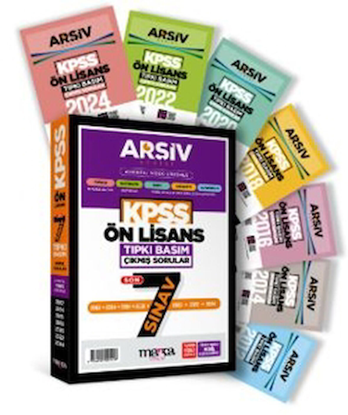 KPSS Önlisans Son 7 Yıl Arşiv Serisi Tıpkı Basım Fasikül Fasikül Çıkmış Sorular