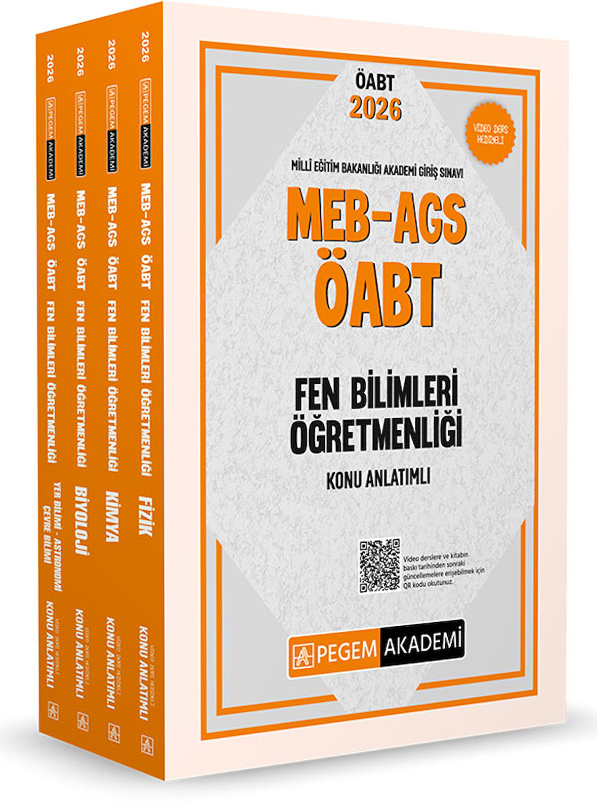 2026 MEB AGS ÖABT Fen ve Teknolojii Öğretmenliği Konu Anlatımlı Modüler Set (4 Kitap)