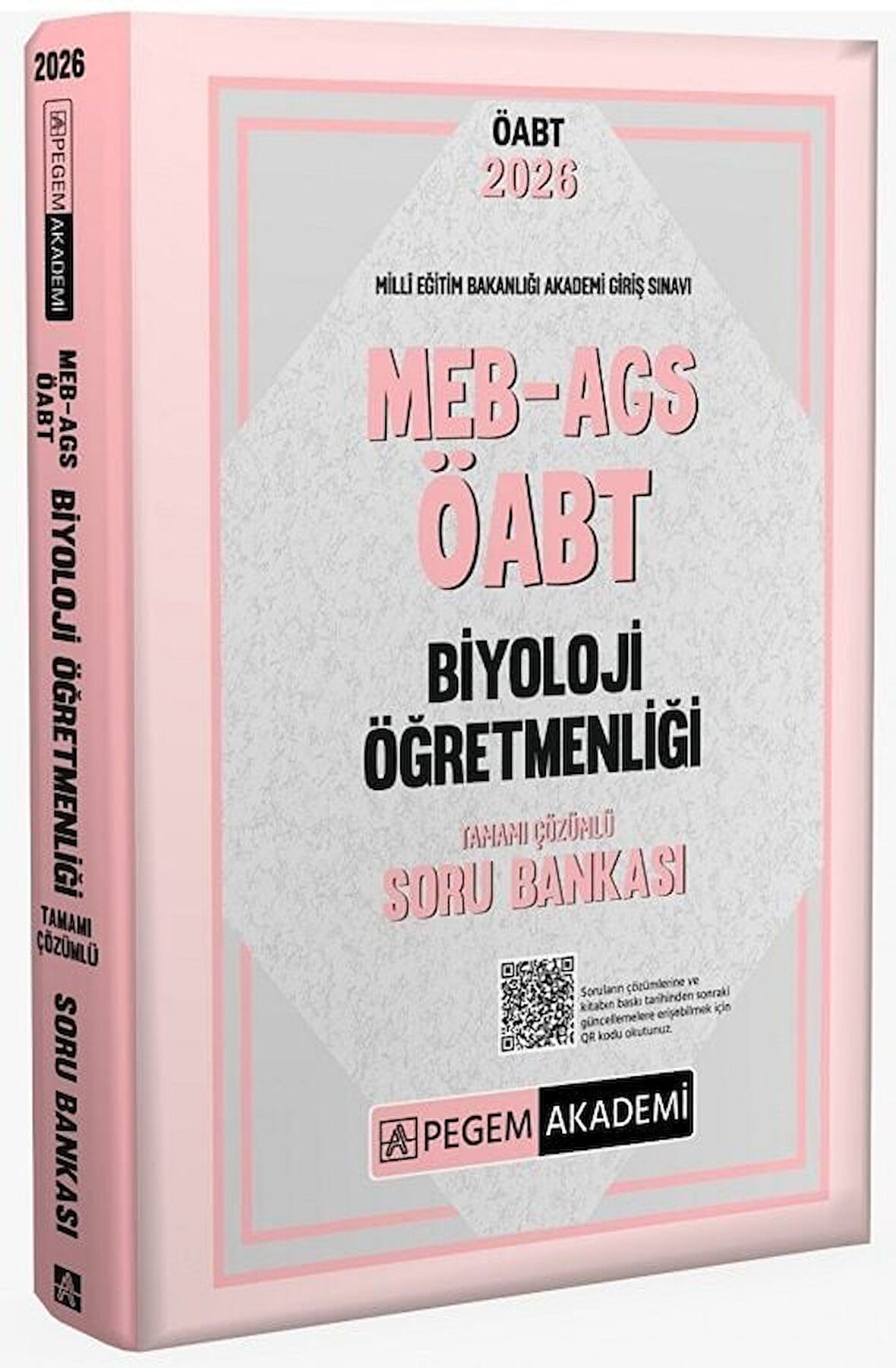Pegem 2026 ÖABT MEB-AGS Biyoloji Öğretmenliği Soru Bankası Çözümlü Pegem Akademi Yayınları