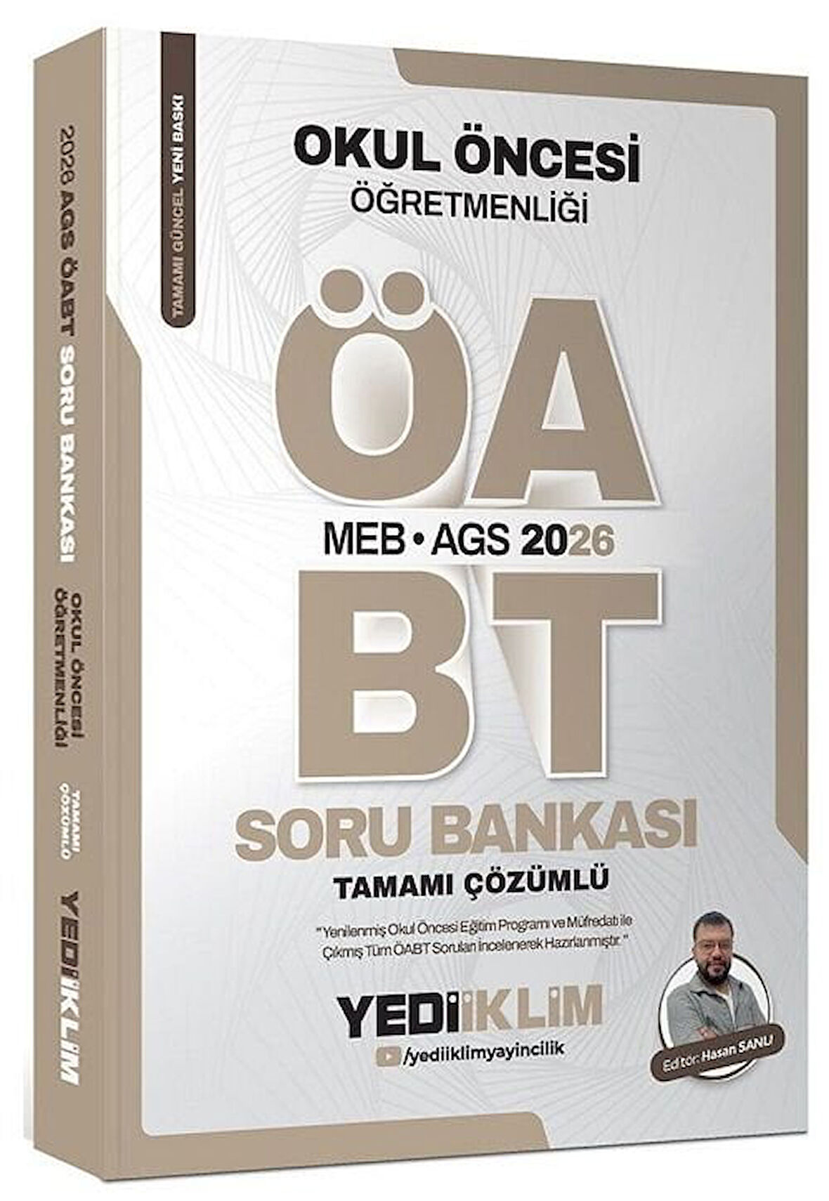 Yediiklim 2026 ÖABT MEB-AGS Okul Öncesi Öğretmenliği Soru Bankası Çözümlü - Hasan Sanlı Yediiklim Yayınları