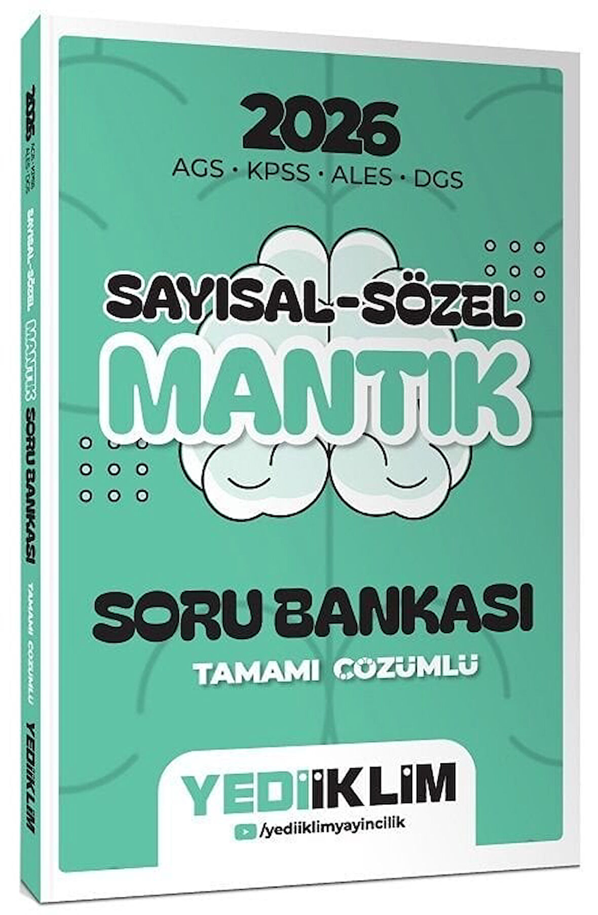 Yediiklim 2026 KPSS MEB-AGS ALES DGS Sayısal Sözel Mantık Soru Bankası Çözümlü Yediiklim Yayınları
