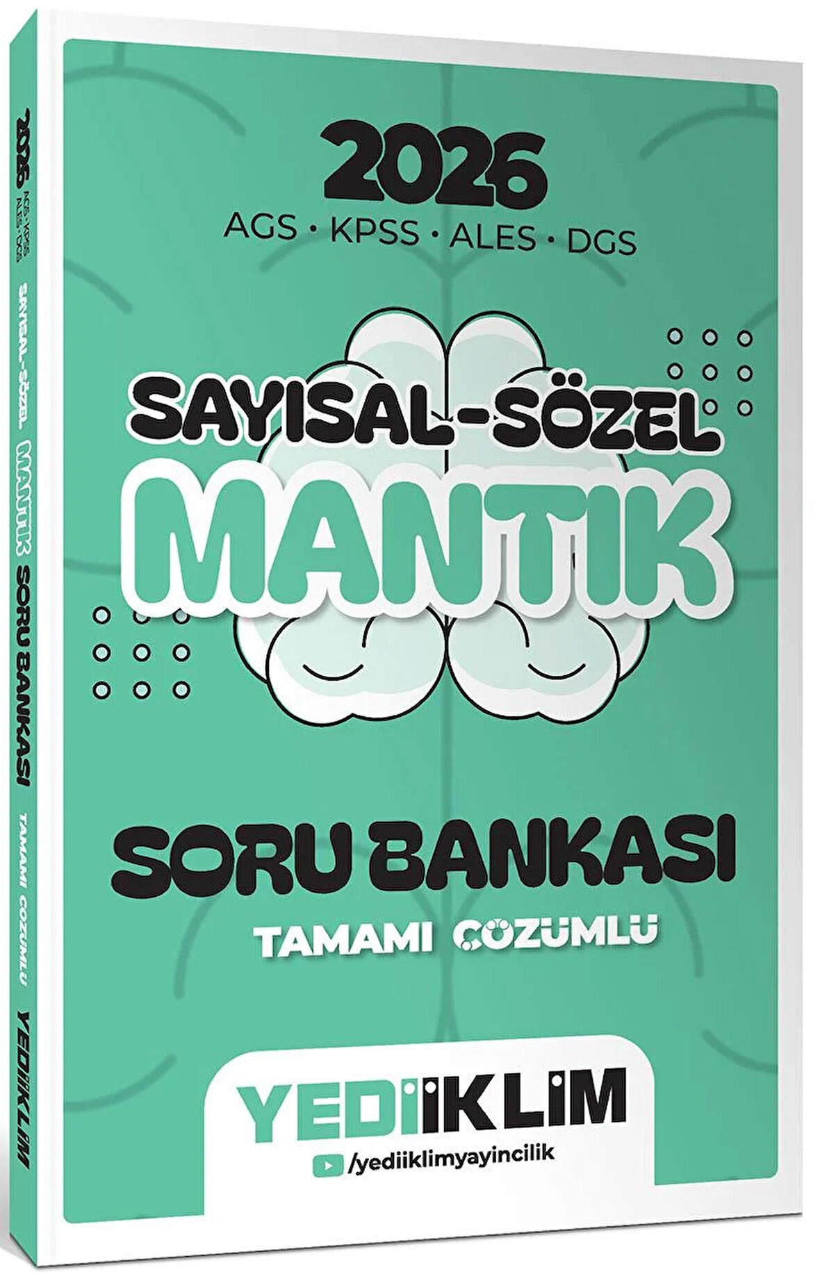 Yediiklim 2026 AGS KPSS ALES DGS Sayısal Sözel Mantık Tamamı Çözümlü Soru Bankası