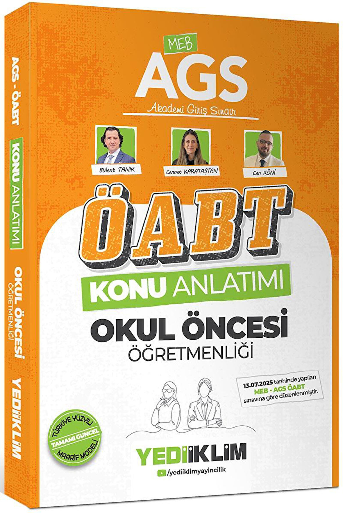 Yediiklim Yayınları 2026 MEB AGS ÖABT Okul Öncesi Öğretmenliği Konu Anlatımı