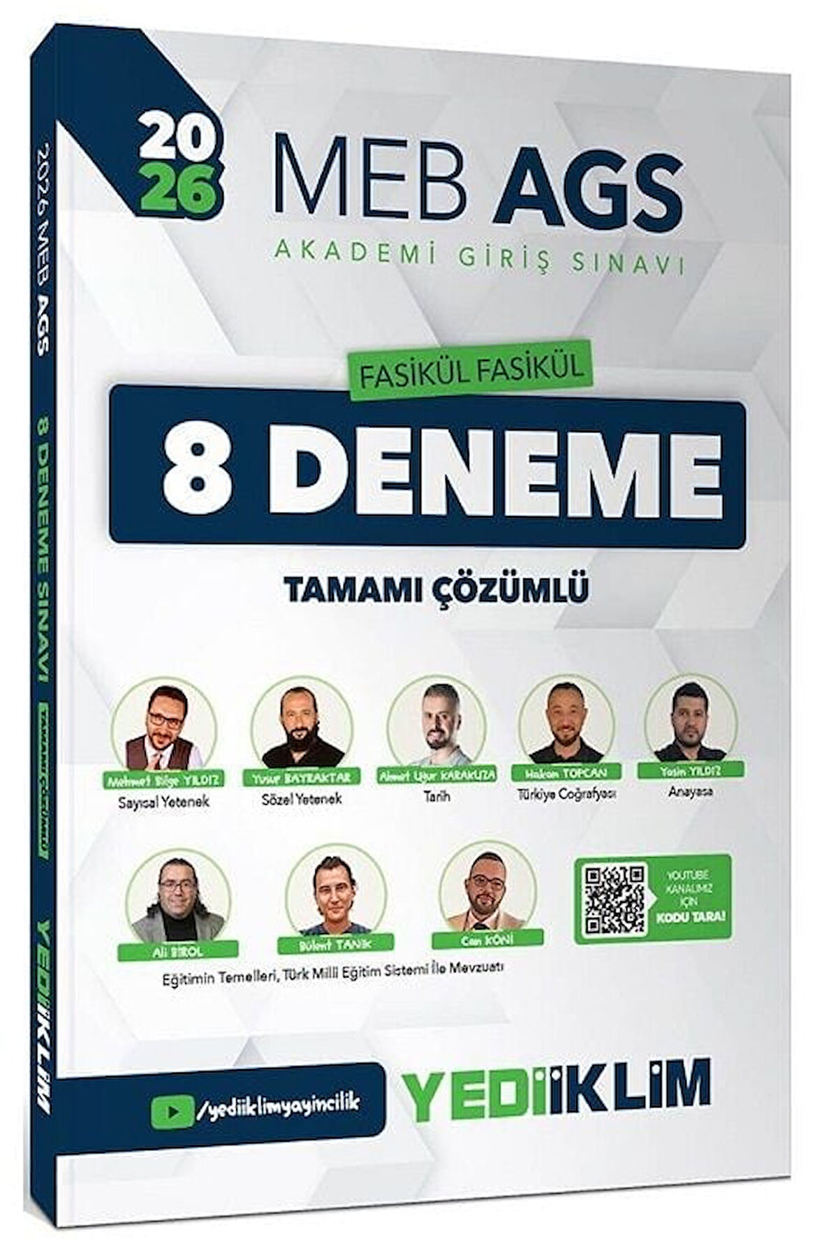 Yediiklim 2026 MEB-AGS Tüm Dersler 8 Deneme Fasikül Çözümlü Yediiklim Yayınları
