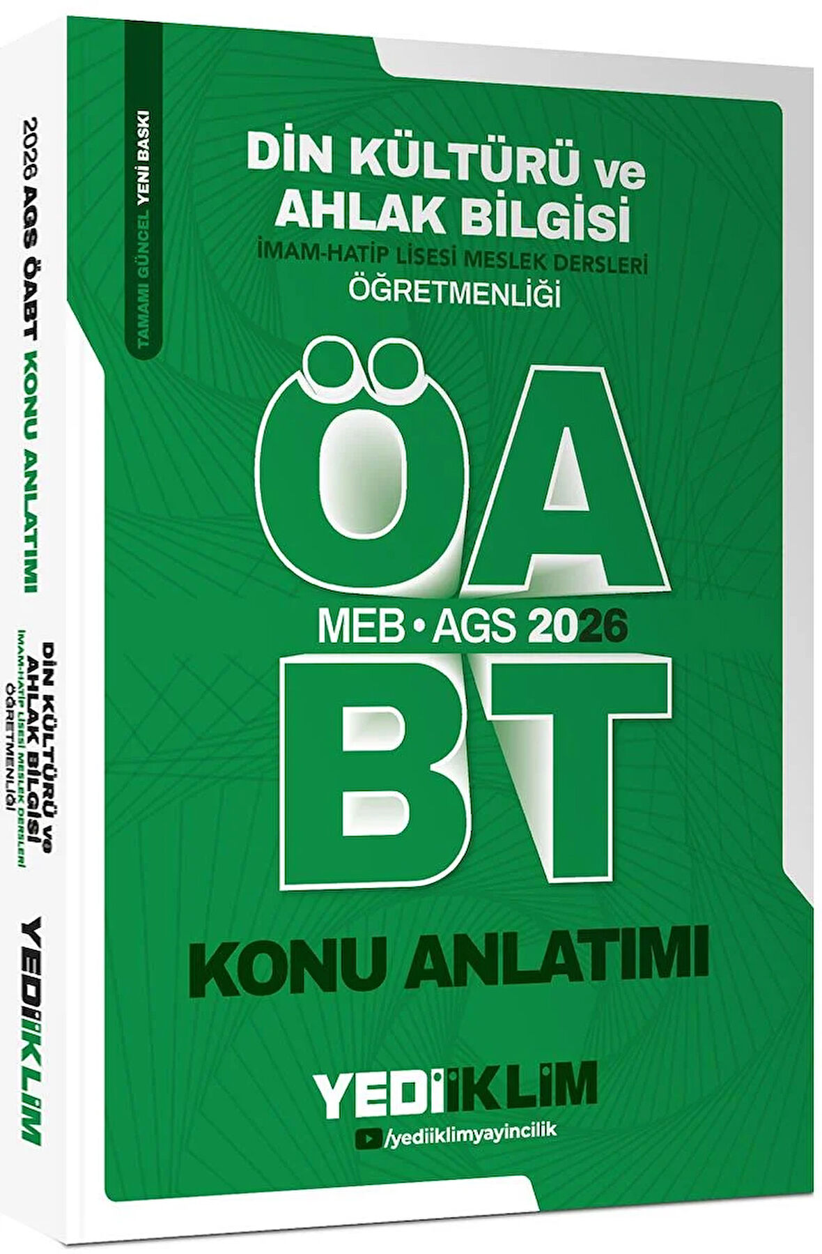 Yediiklim 2026 MEB AGS ÖABT Din Kültürü Ve Ahlak Bilgisi Öğretmenliği  Konu Anlatımı