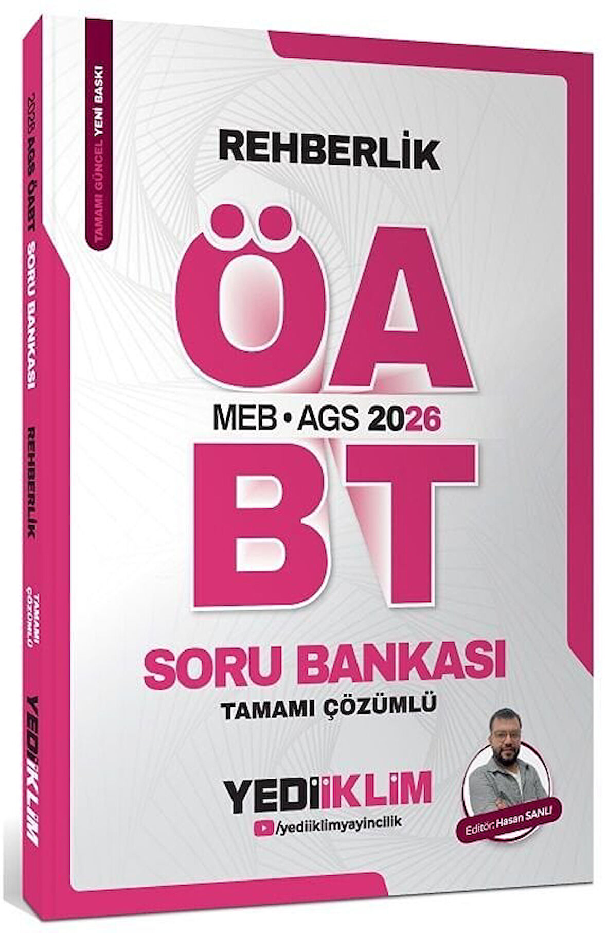 Yediiklim 2026 ÖABT MEB-AGS Rehberlik Soru Bankası Çözümlü - Hasan Sanlı Yediiklim Yayınları