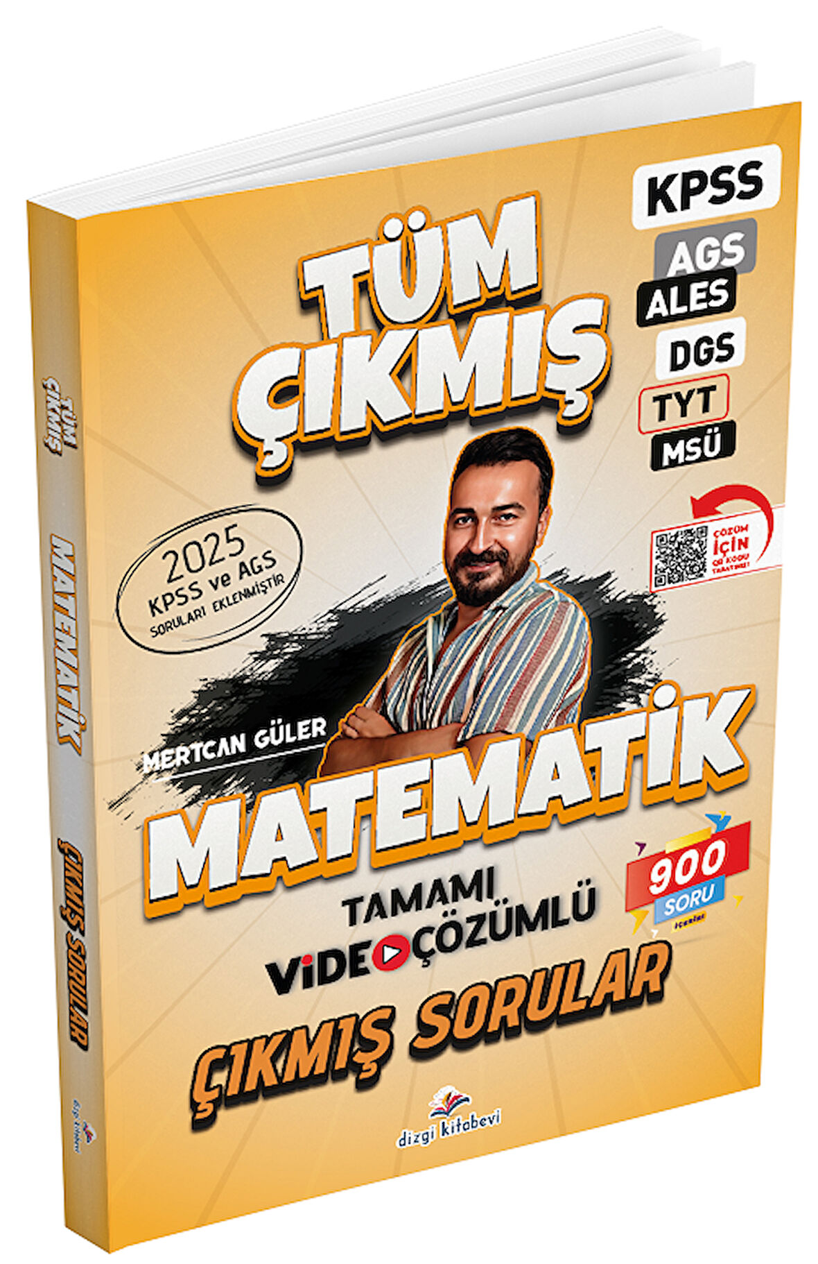 Dizgi 2026 KPSS MEB-AGS ALES DGS TYT MSÜ Matematik Çıkmış Sorular - Mertcan Güler Dizgi Kitap