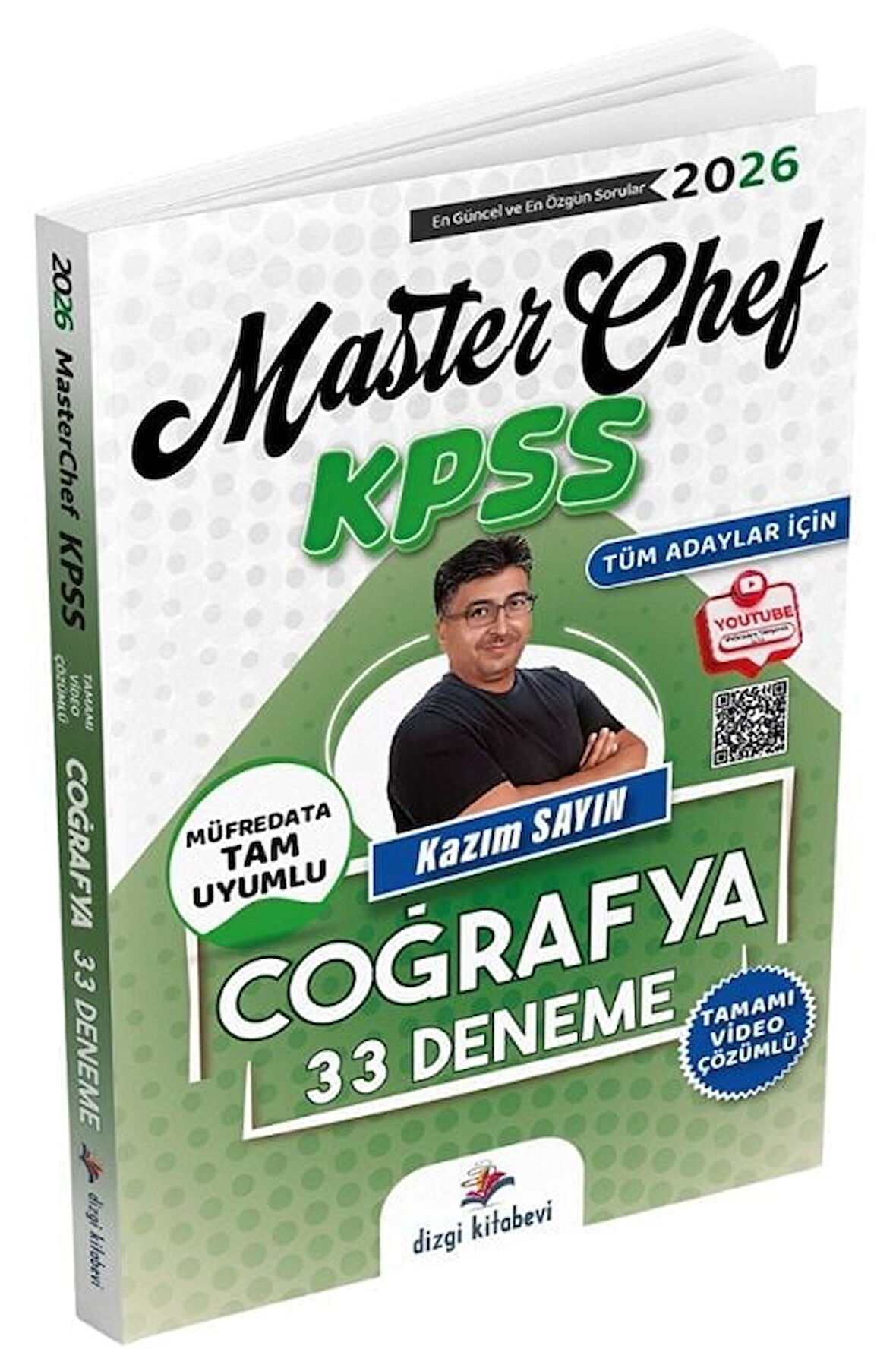 Dizgi Kitap 2026 KPSS Coğrafya MasterChef 33 Deneme Çözümlü - Kazım Sayın Dizgi Kitap Yayınları