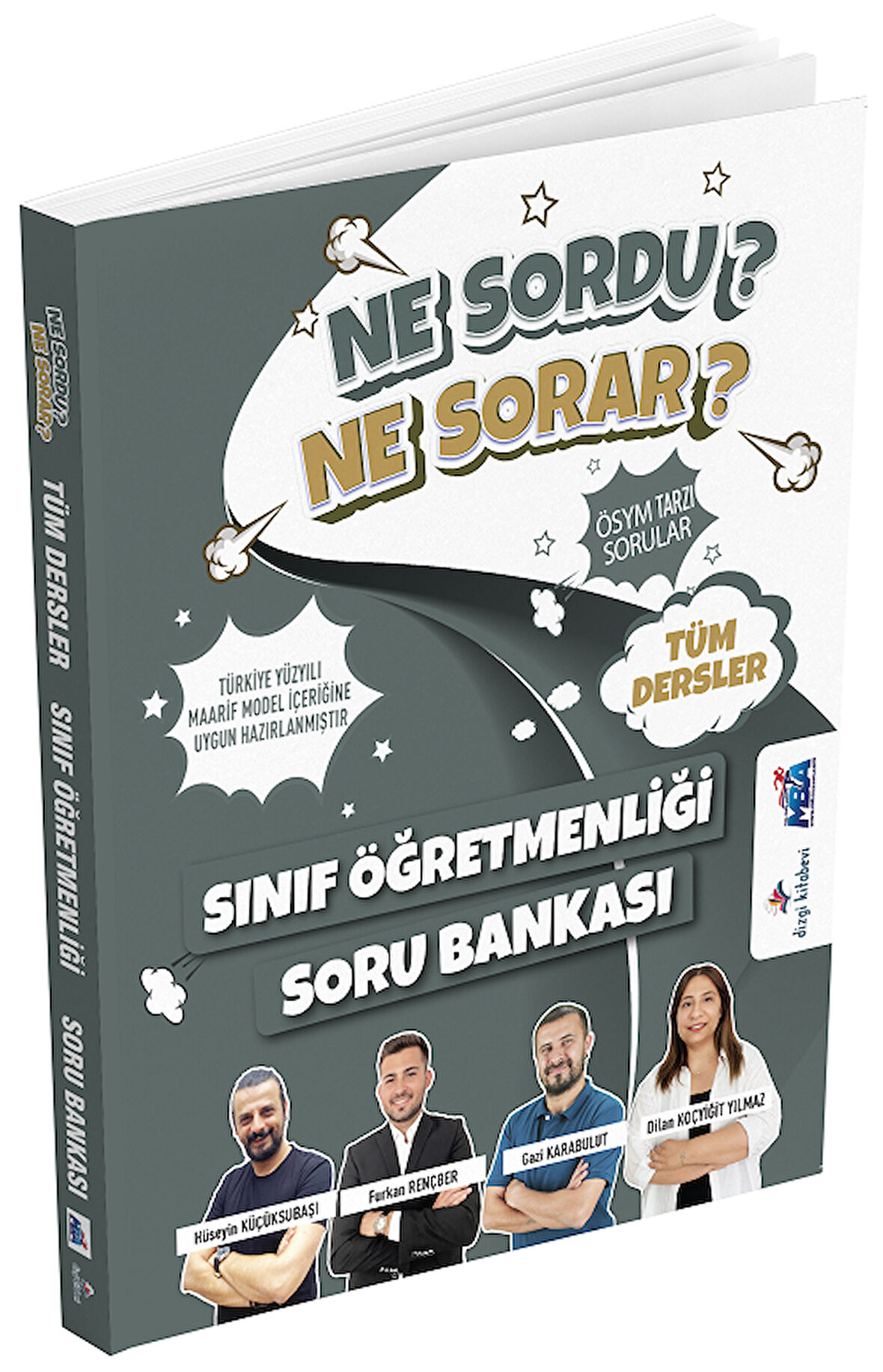 Dizgi Kitap 2026 ÖABT MEB-AGS Sınıf Öğretmenliği Ne Sordu Ne Sorar Soru Bankası Çözümlü - Hüseyin Küçüksubaşı Dizgi Kitap Yayınları
