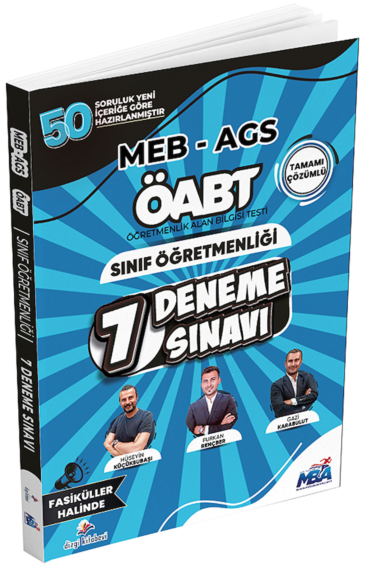 Dizgi Kitap 2026 ÖABT MEB-AGS Sınıf Öğretmenliği 7 Deneme Fasikül Çözümlü Dizgi Kitap Yayınları