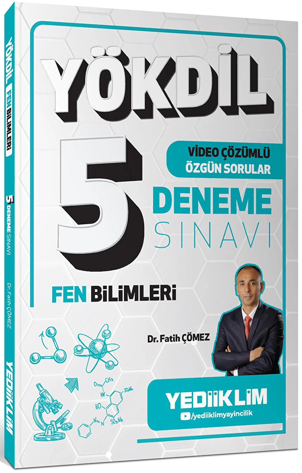 Yediiklim Yayınları YÖKDİL Fen Bilimleri Tamamı Video Çözümlü 5 Deneme