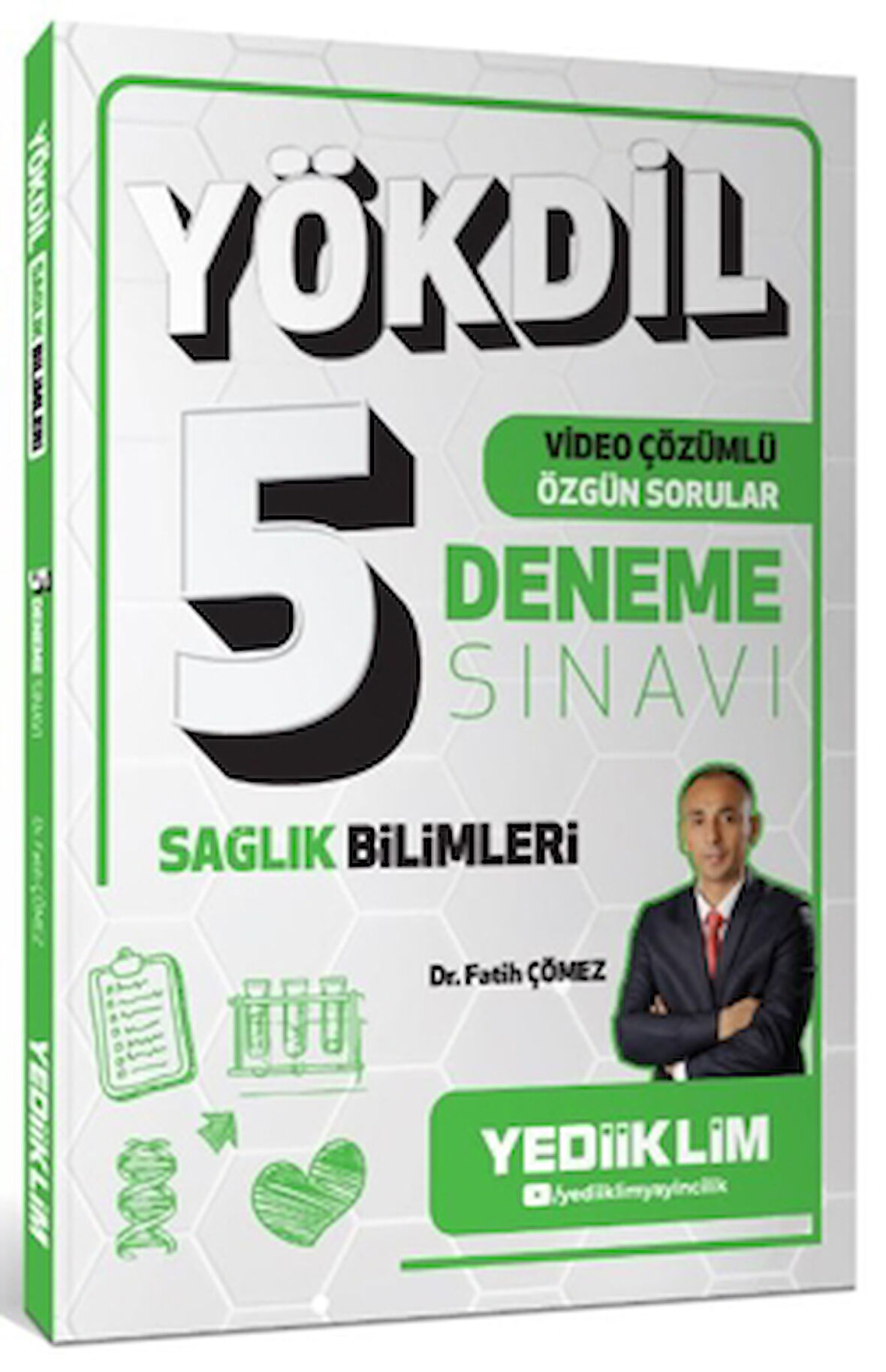 YÖKDİL Sağlık Bilimleri Video Çözümlü Özgün Sorular 5 Deneme Sınavı