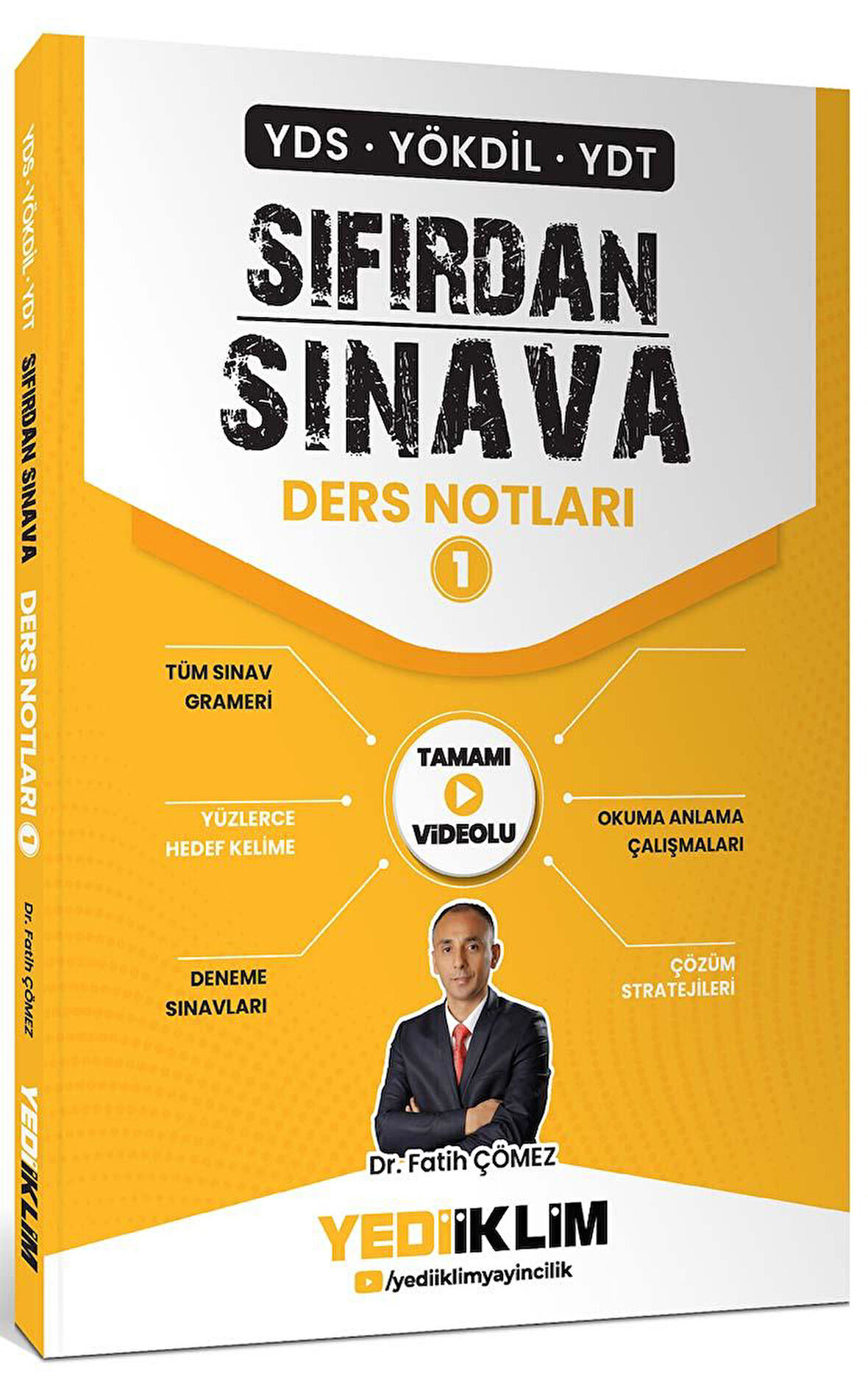 Yediiklim YDS YÖKDİL YDT Sıfırdan Sınava Tamamı Videolu Ders Notları 1. Kitap