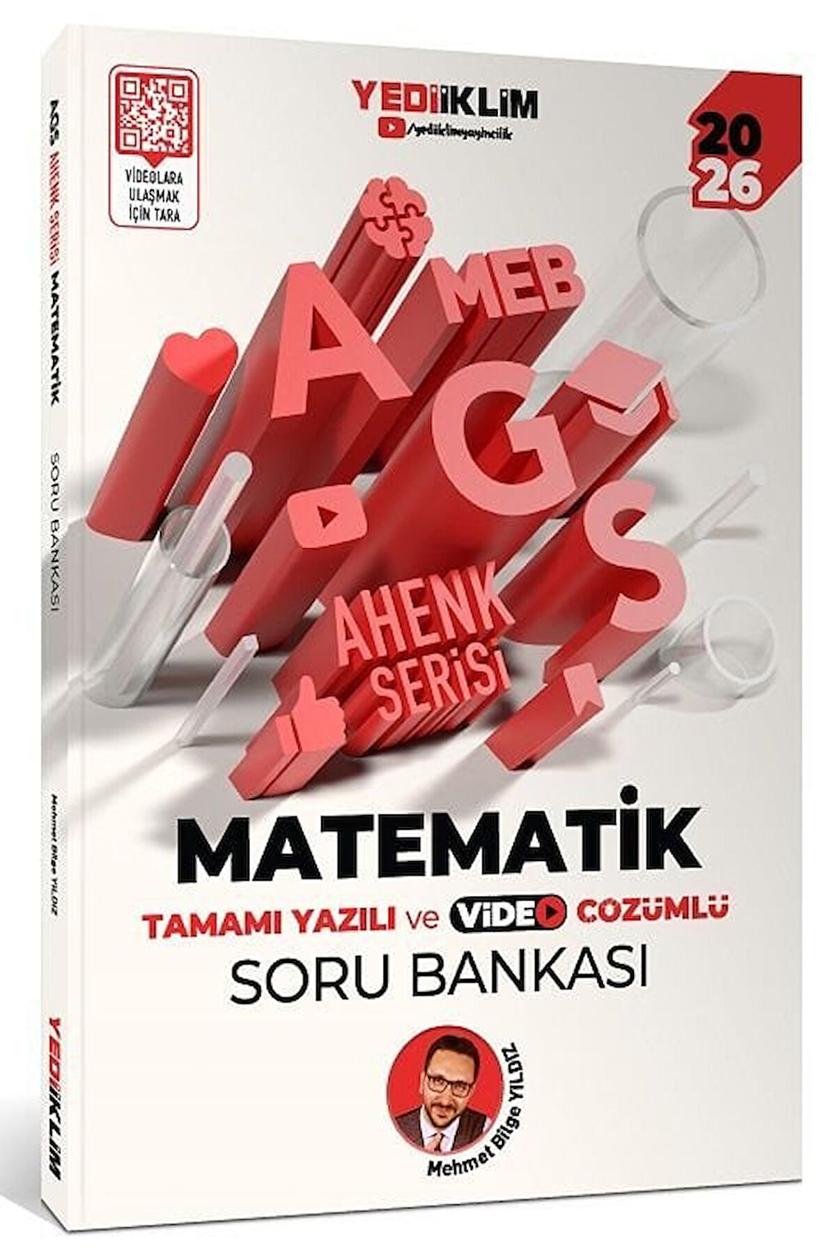 Yediiklim 2026 MEB-AGS Sayısal Yetenek-Matematik Soru Bankası Çözümlü Ahenk Serisi - Mehmet Bilge Yıldız Yediiklim Yayınları