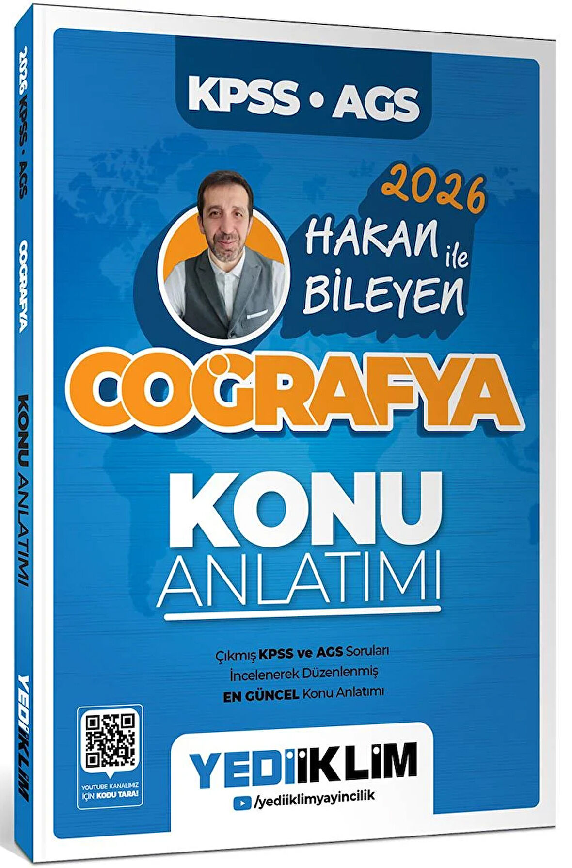Yediiklim Yayınları 2026 KPSS AGS Coğrafya Konu Anlatımı Hakan Bileyen