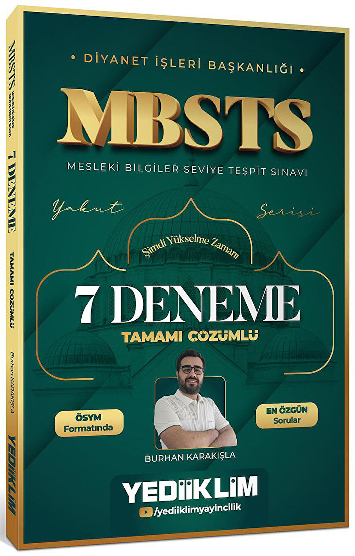 Yediiklim Yayınları Diyanet İşleri Başkanlığı MBSTS Tamamı Çözümlü 7 Deneme