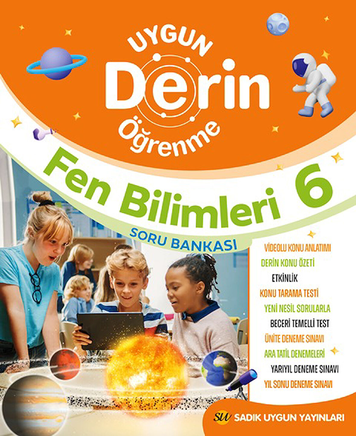 6. Sınıf Fen Bilimleri Soru Bankası Derin Öğrenme Serisi