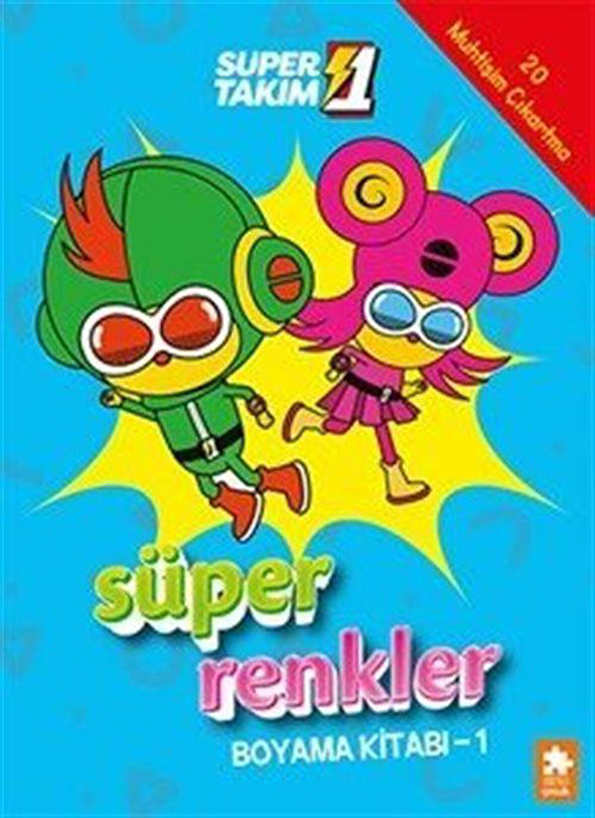 Süper 1 Takım Süper Renkler Boyama Kitabı 1