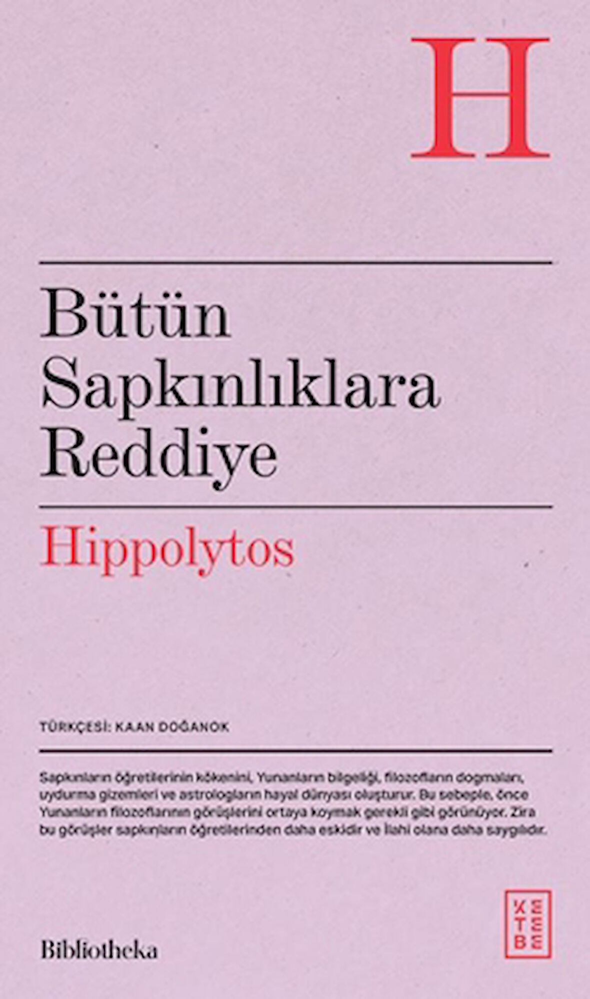 Bütün Sapkınlıklara Reddiye