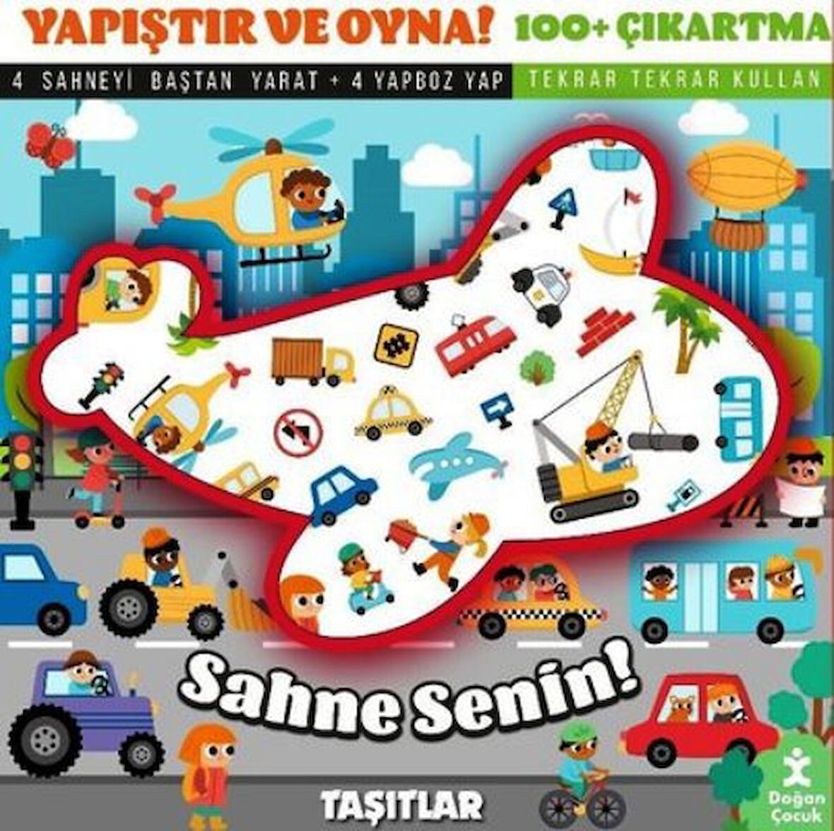 Sahne Senin! Taşıtlar Yapıştır ve Oyna! 100+ Çıkartma