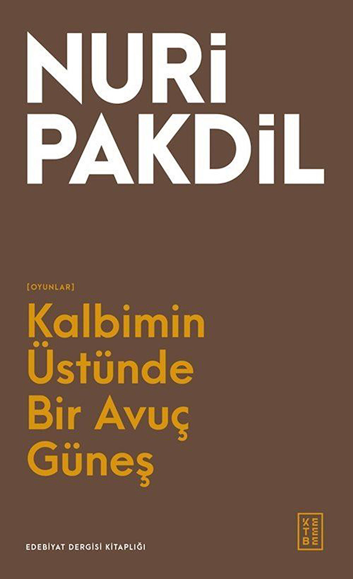 Kalbimin Üstünde Bir Avuç Güneş / Nuri Pakdil