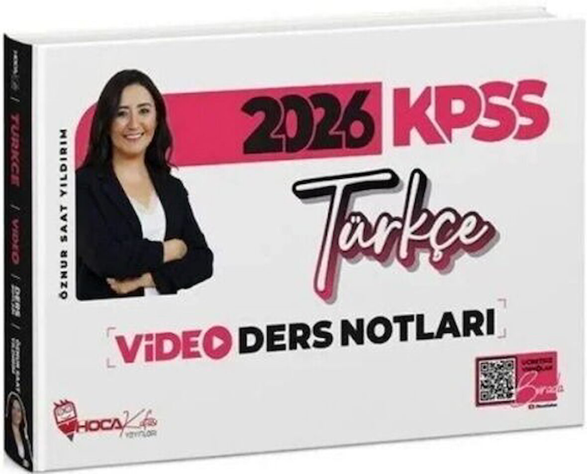 2026 KPSS Türkçe Video Ders Notları Hoca Kafası