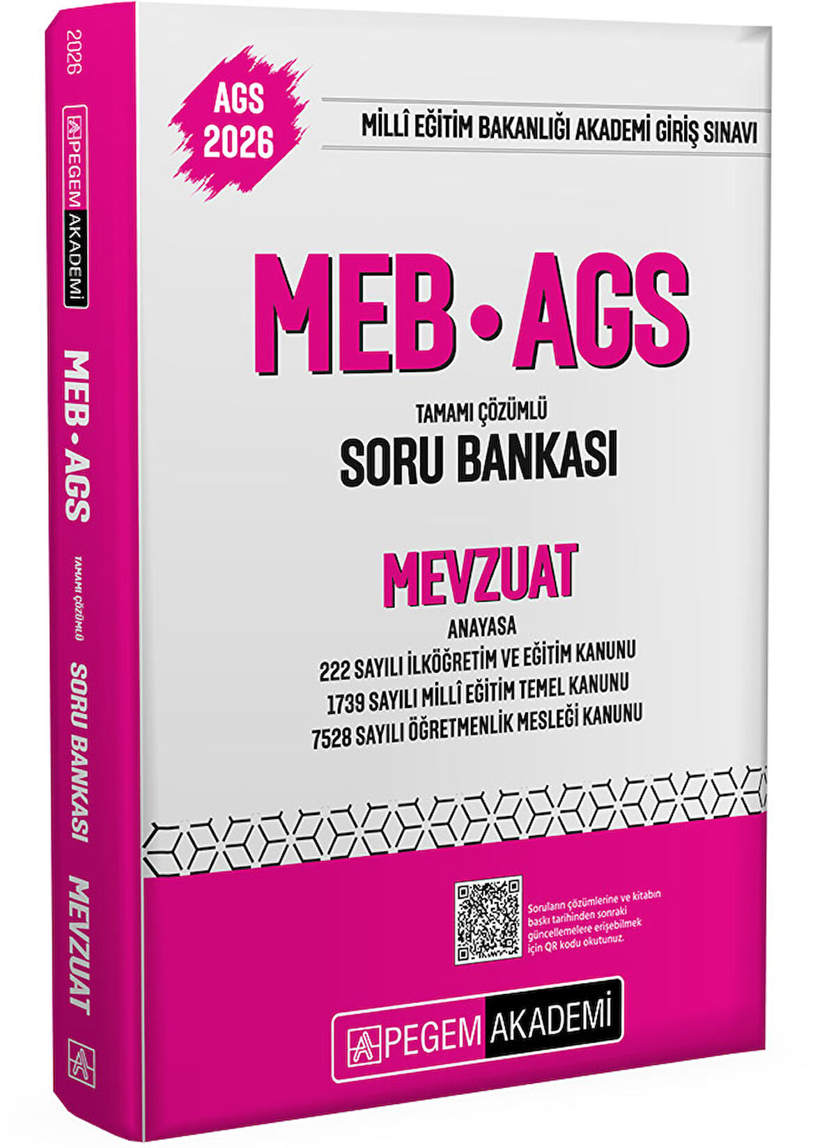 2026 MEB-AGS Soru Bankası Tamamı Çözümlü Mevzuat