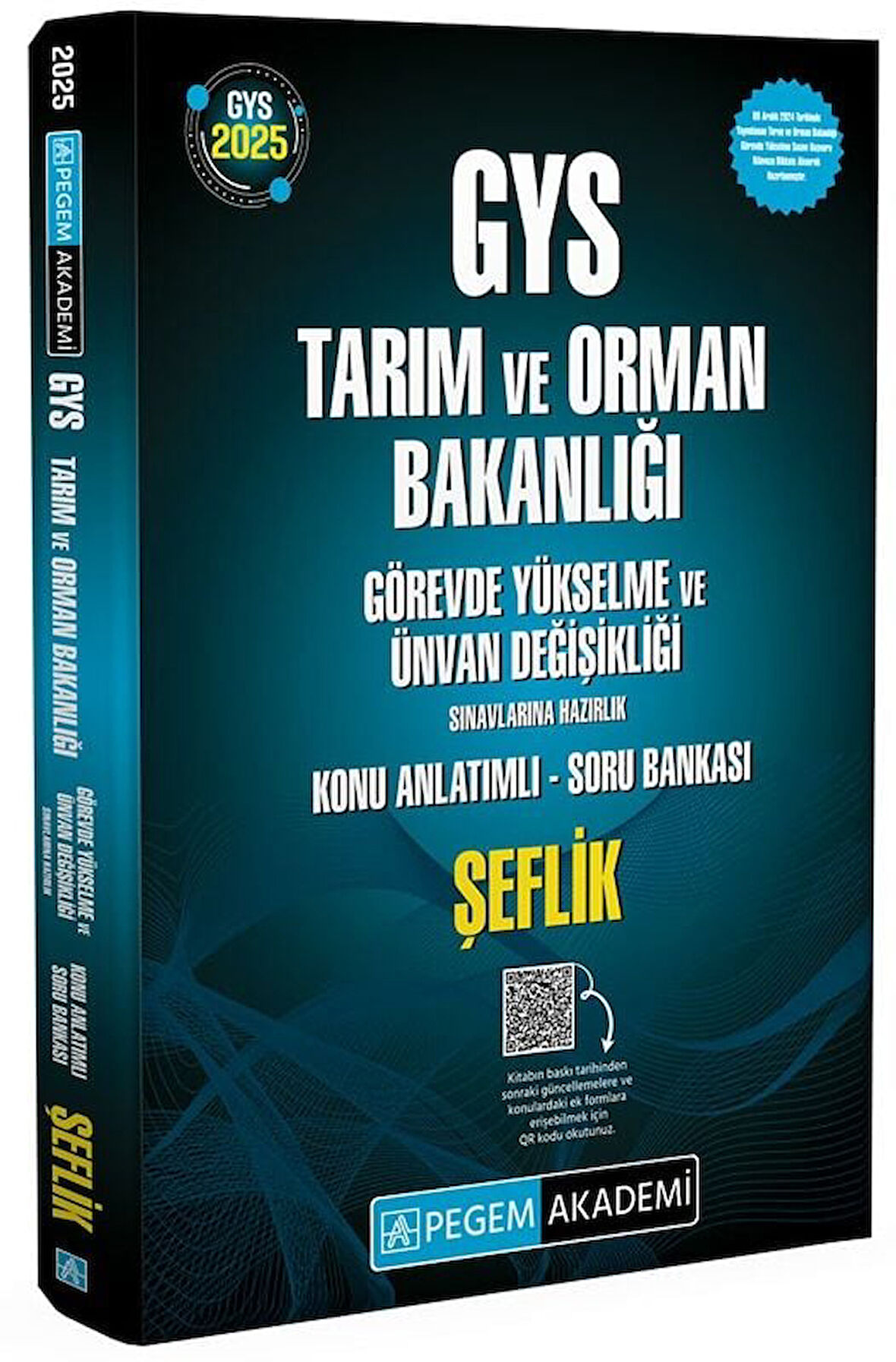 Pegem 2025 GYS Tarım ve Orman Bakanlığı Şeflik Konu Anlatımlı Soru Bankası Görevde Yükselme Pegem Akademi Yayınları